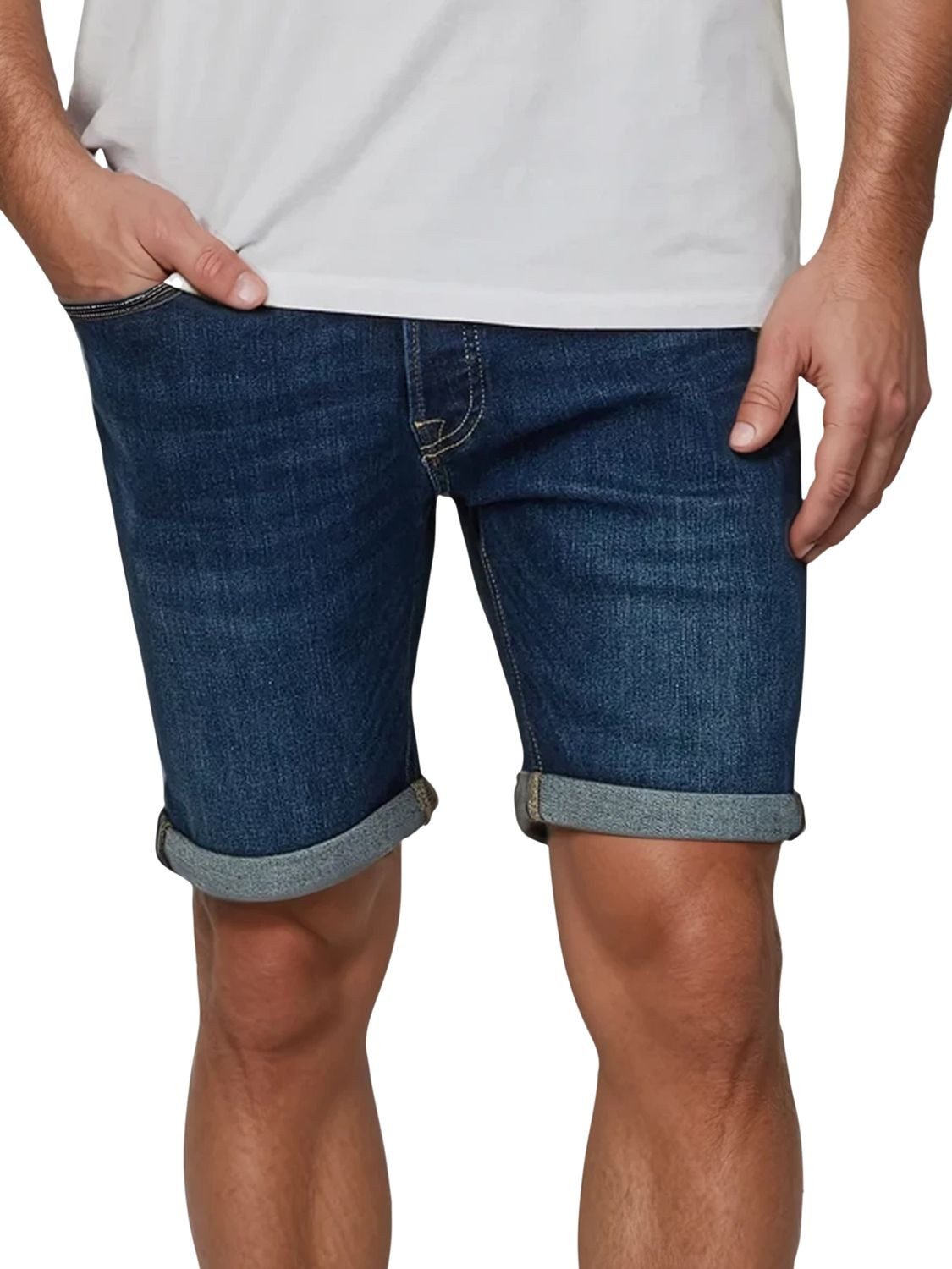 Jack & Jones Jeansshorts Herren Shorts JJIRICK Regular Fit Bermudashorts mit Stretch