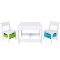 Baby Vivo Kindersitzgruppe »Kindersitzgruppe mit multifunktionalem Tisch und 2 Stühlen aus Holz - Moritz«, Bild 2