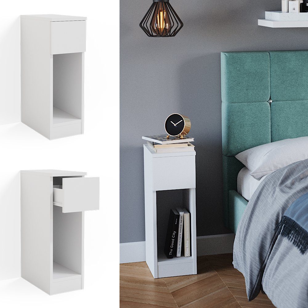 Vicco Nachtschrank Enton, Weiß, 20 x günstig online kaufen