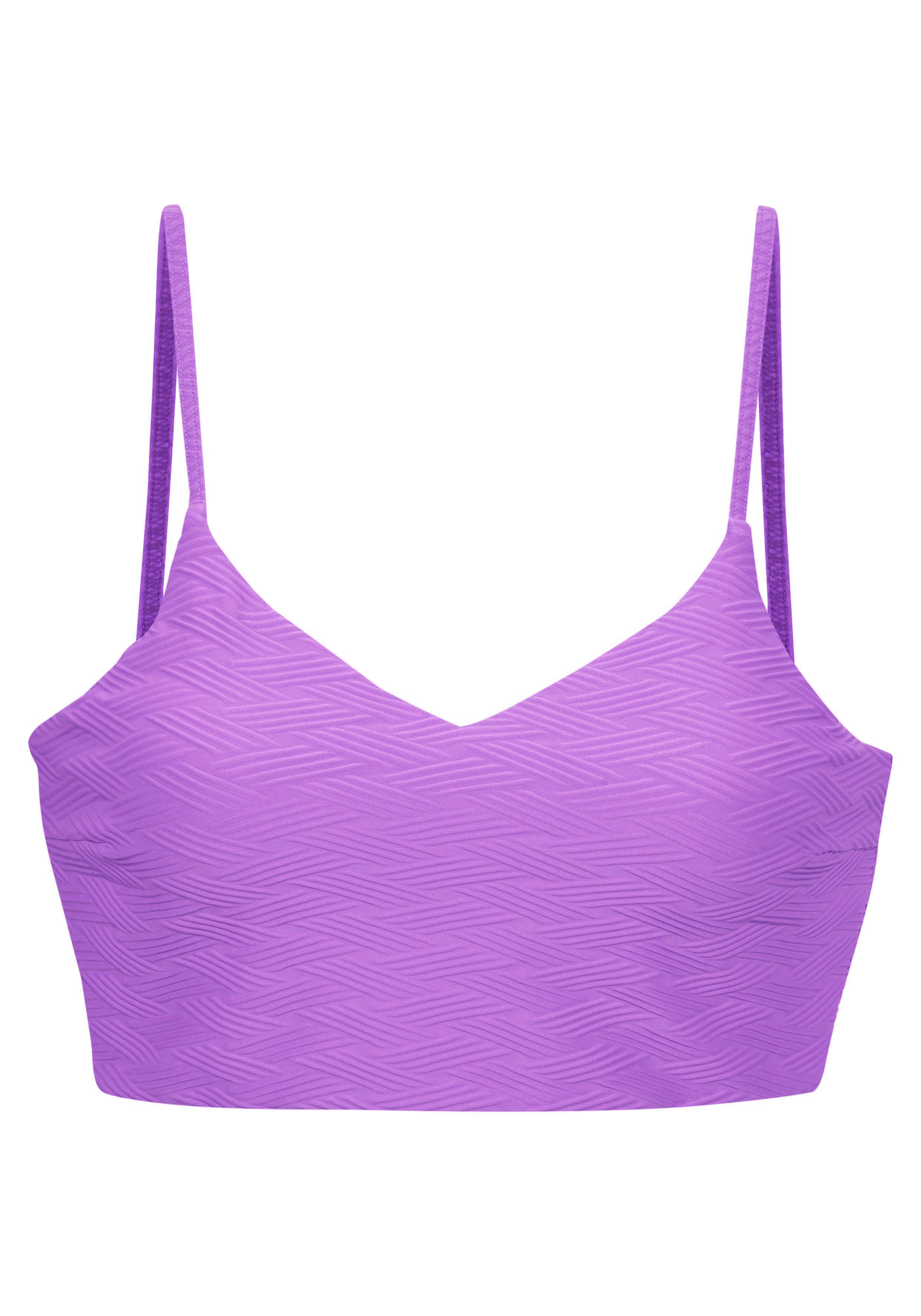 SUNSEEKER Crop-Bikini-Top Loretta mit Strukturmuster mehr