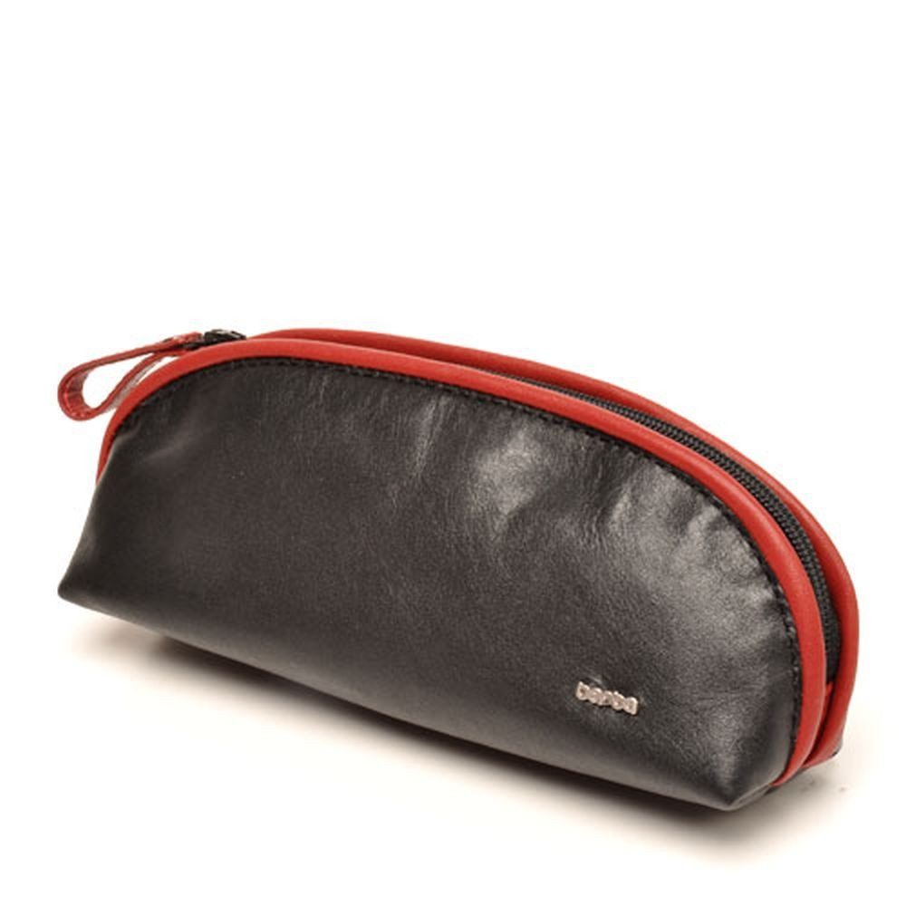berba Kosmetiktasche berba Soft 020 - Kosmetiktasche in schwarz-rot