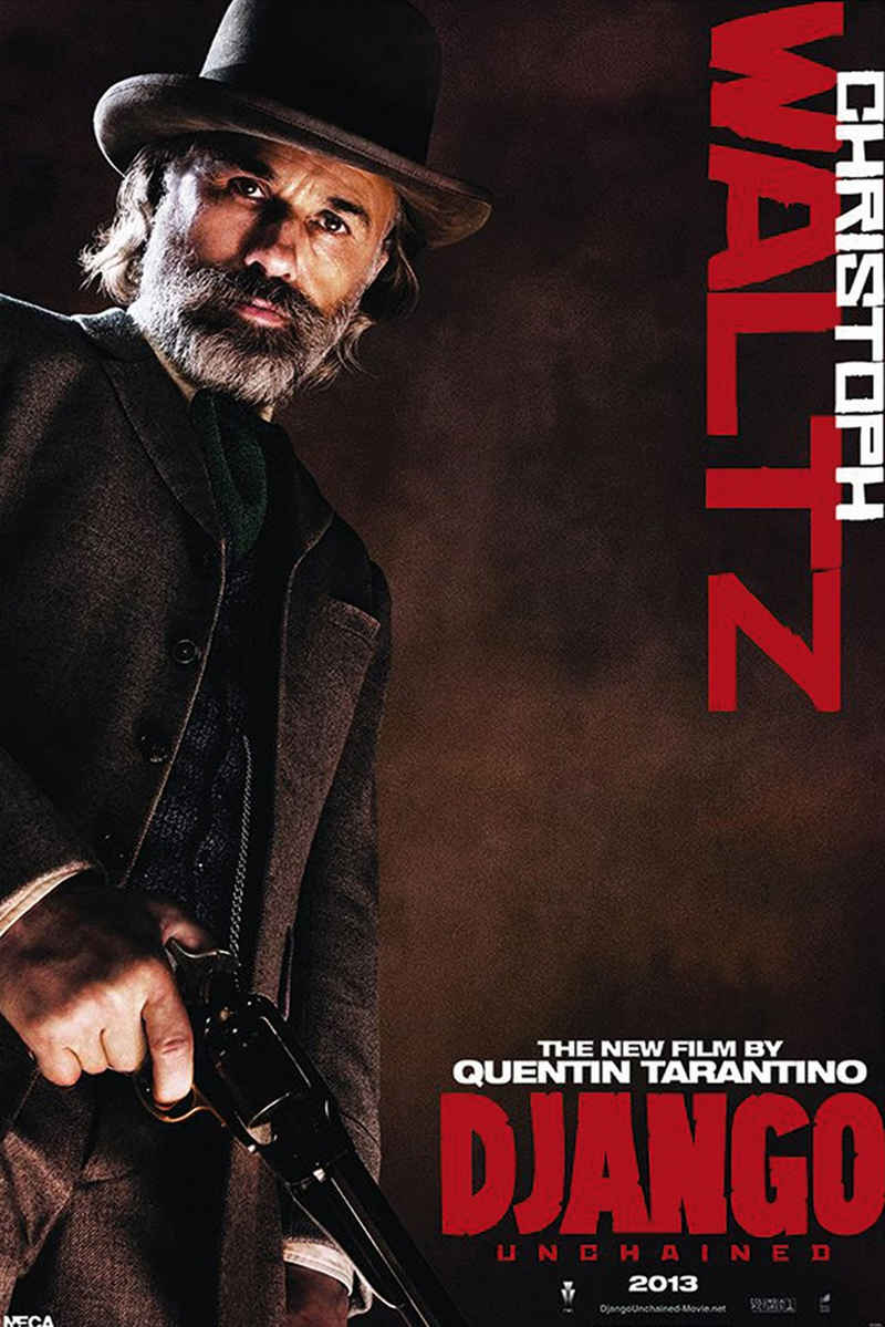 PYRAMID Poster Django Unchained Poster Dr. King Schultz Christoph Waltz 61
