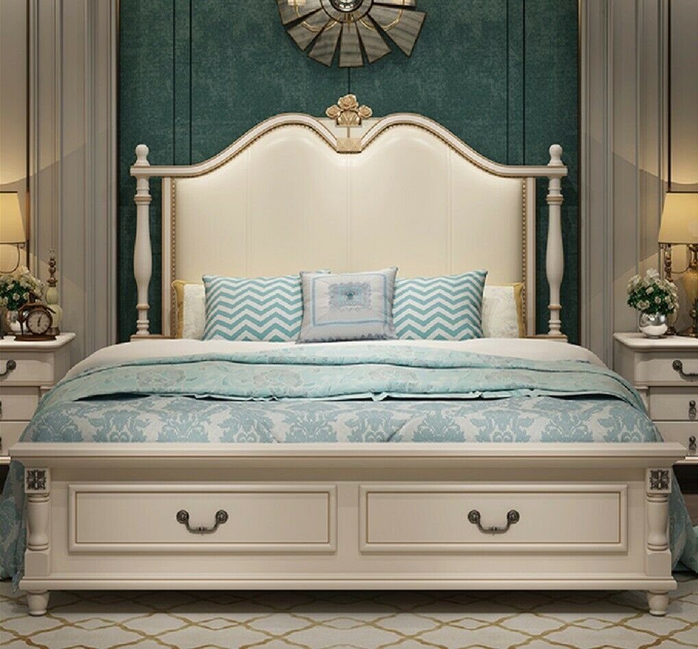 Polster Luxus Doppel JVmoebel Design Betten Königliches Bett Bett, Hotel