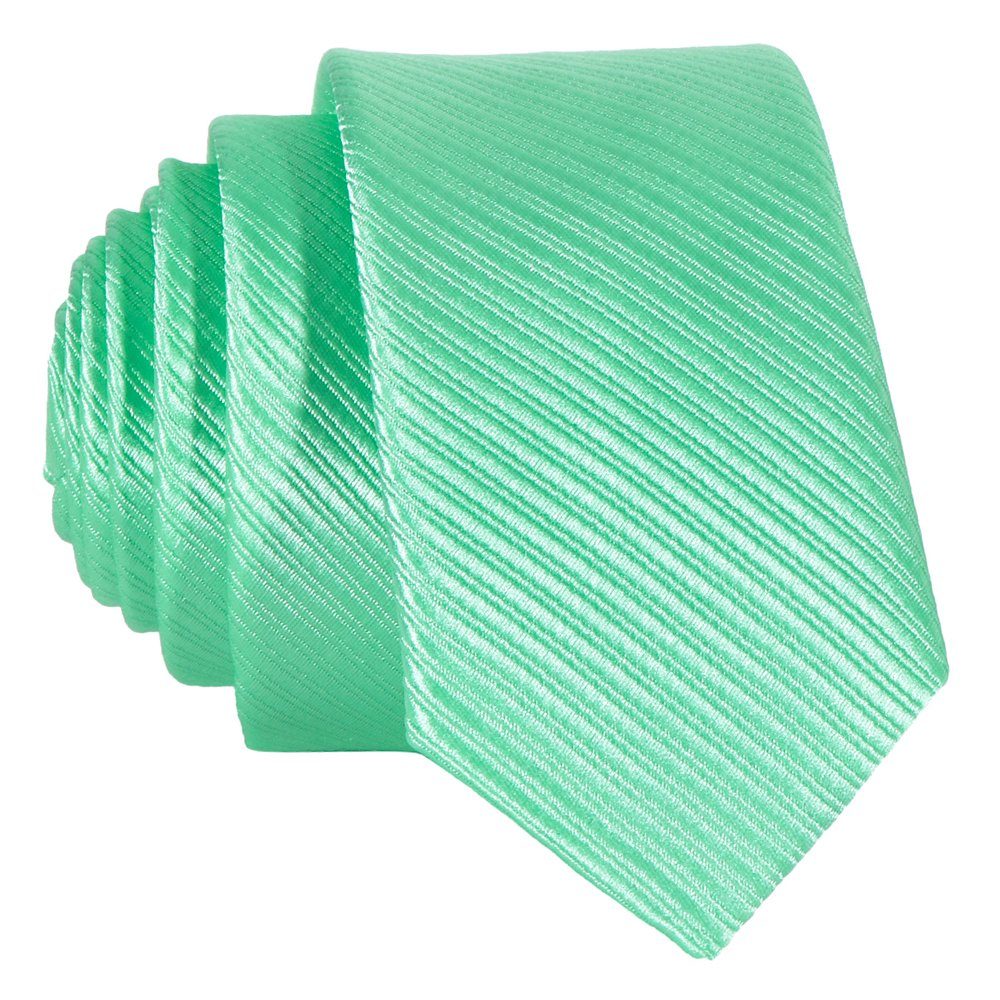Krawatte schmale Krawatte 5 cm unifarben
