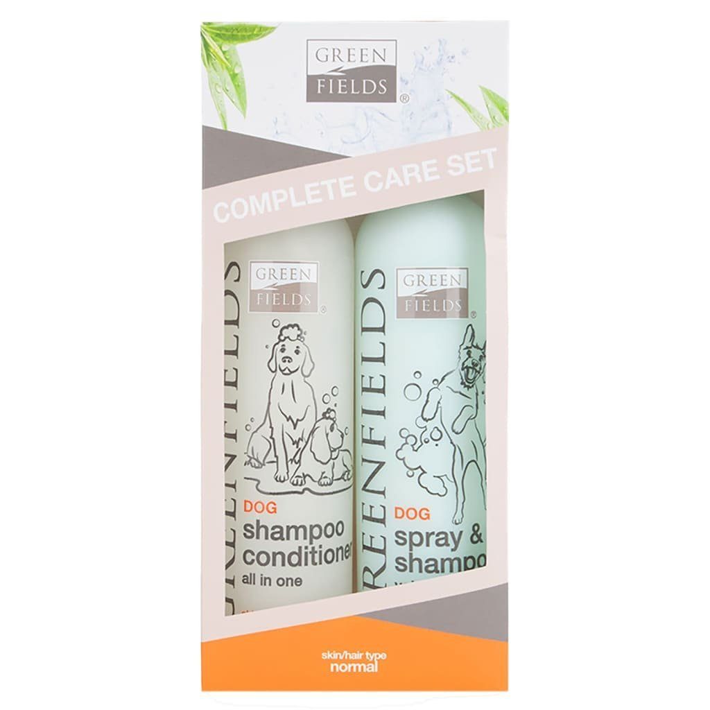 Greenfields Haarspülung Komplettpflege-Set Shampoo und für ml Conditioner 2x250 Hunde