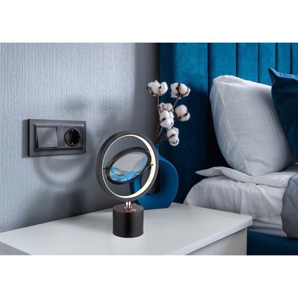 Globo Touch-Dimmer LED LED Deko Tischleuchte, AKKU Sandbild Tischleuchte Nachttischlampe