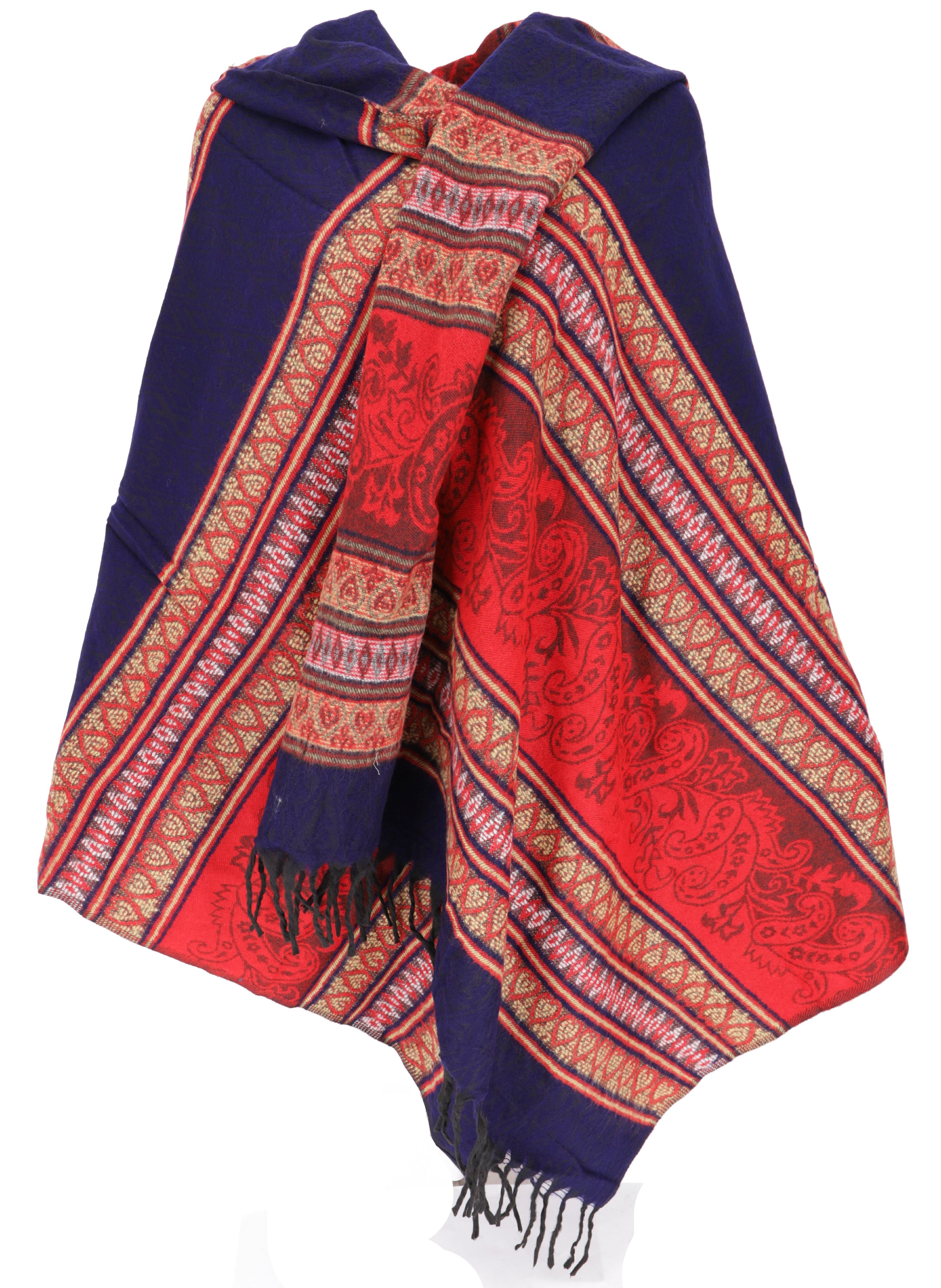 Guru-Shop Halstuch Weicher Schal Stola, Schultertuch, Plaid - Inka.. günstig online kaufen