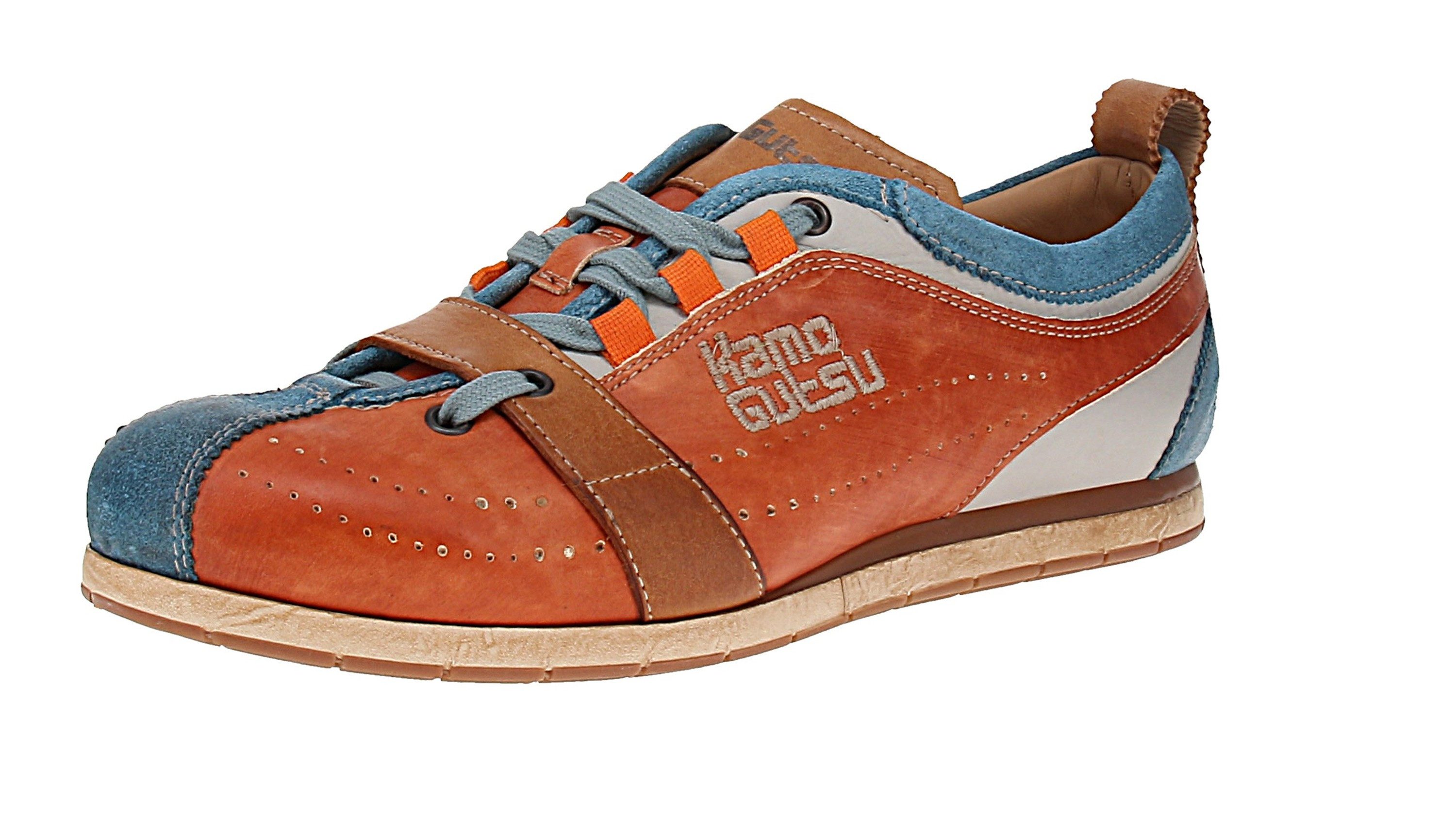 Kamo-Gutsu Kamo-Gutsu Tifo-017 - Herren Schuhe Sneaker - Gel-Ice-Arancio Sneaker