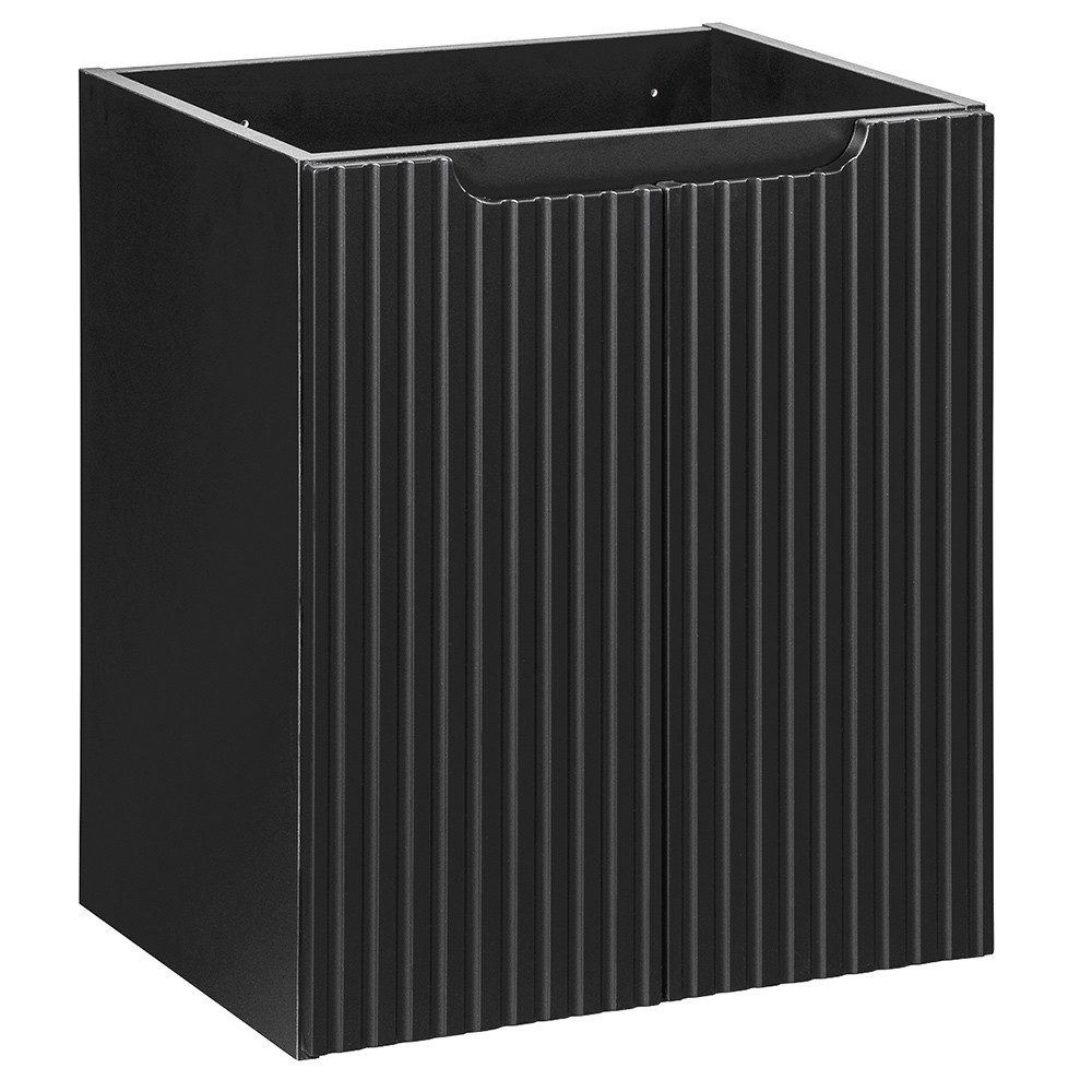 Lomadox Waschbeckenschrank NEWPORT-56-BLACK 50cm Waschbeckenschrank in günstig online kaufen