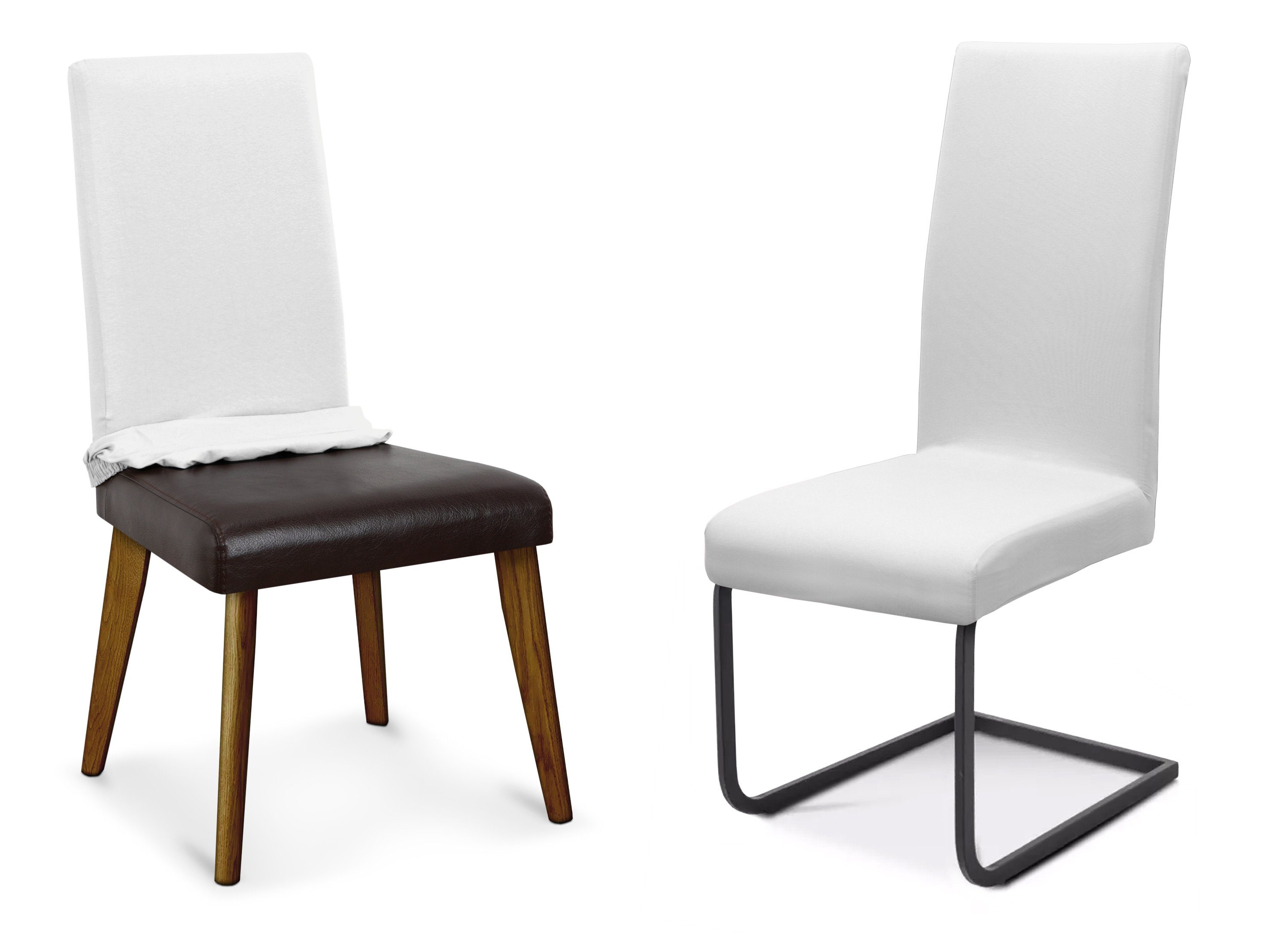 Beautex Stuhlhusse Jersey Чехлы на стулья Sets, elastische Stretch Husse Baumwolle Bi-Elastic