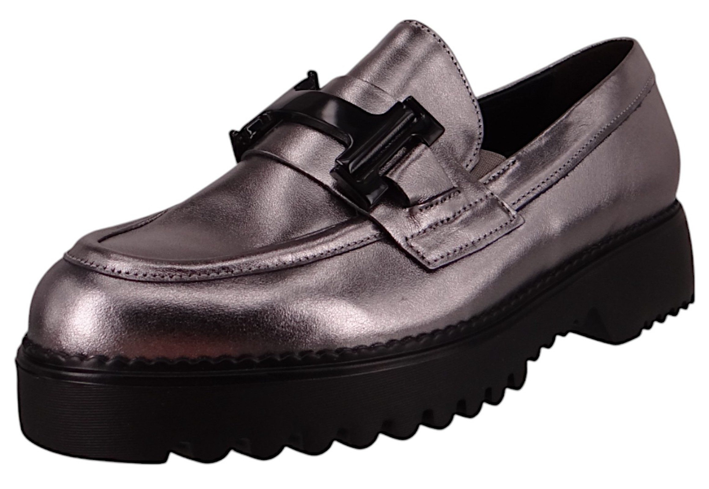 Gabor 52.452 90 antiksilber Slipper