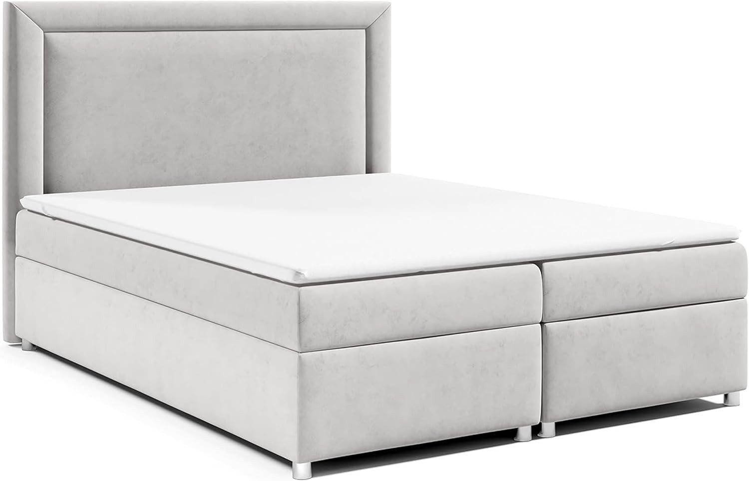 Best for Home Boxspringbett mit Bettkasten Trinity K-3 Bonellfederkern inkl. Komfort Topper H3 (Komplettbett, 1-St., 140x200 160x200 180x200 200x200 cm), mit Lieferung, Aufbau & Entsorgung, TOP- Preis-Leistungs-Verhältnis