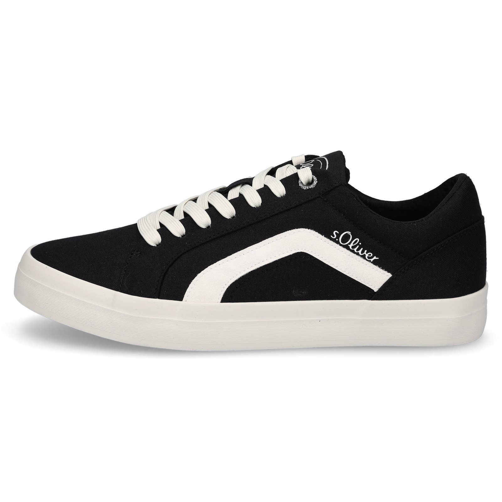 s.Oliver s.Oliver Herren Sneaker schwarz weiß Sneaker – Bild 2 von 5