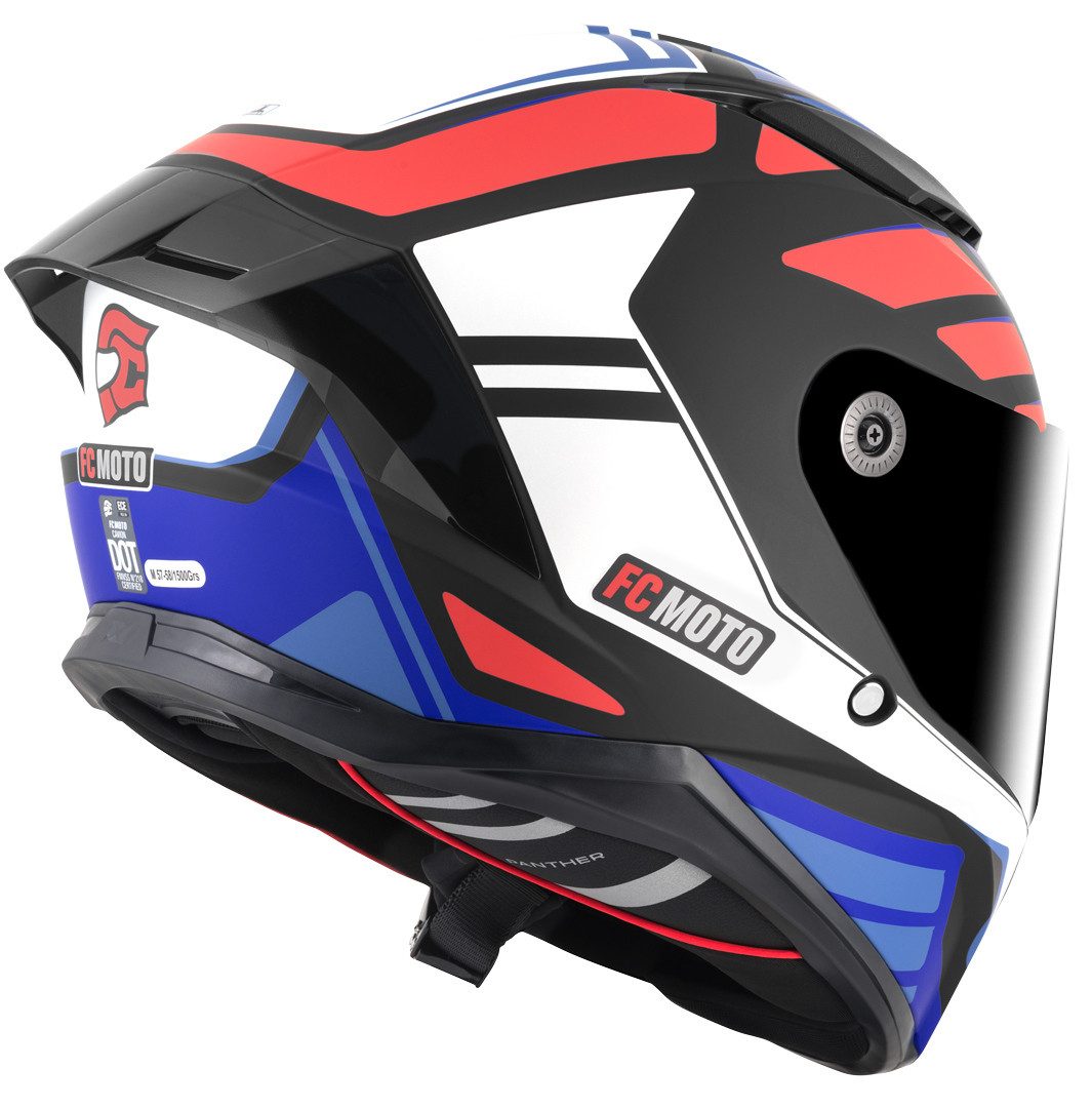 FC-Moto Motorradhelm FF130SV Cavion Helm, Vorbereitet Für Pinlockscheibe,herausnehmbares Innenfutter,integr