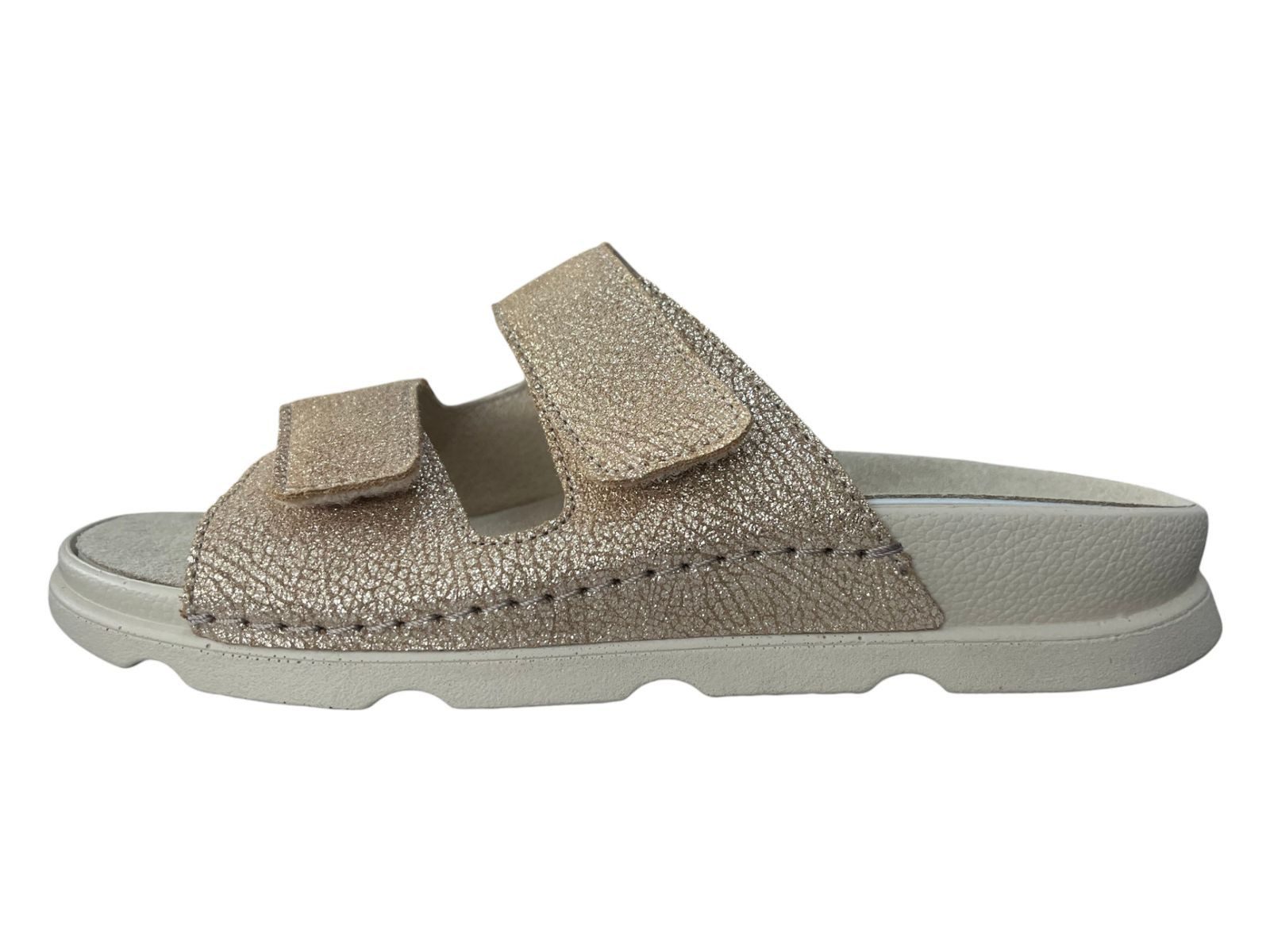 BERKEMANN BERKEMANN Damen Pantolette Sabatina 04502-713 gold/Glitter Leder Pantolette