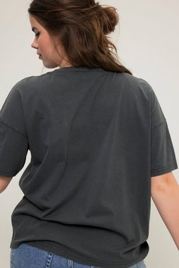 Studio Untold Rundhalsshirt T-Shirt oversized XL Print Rundhals Halbarm