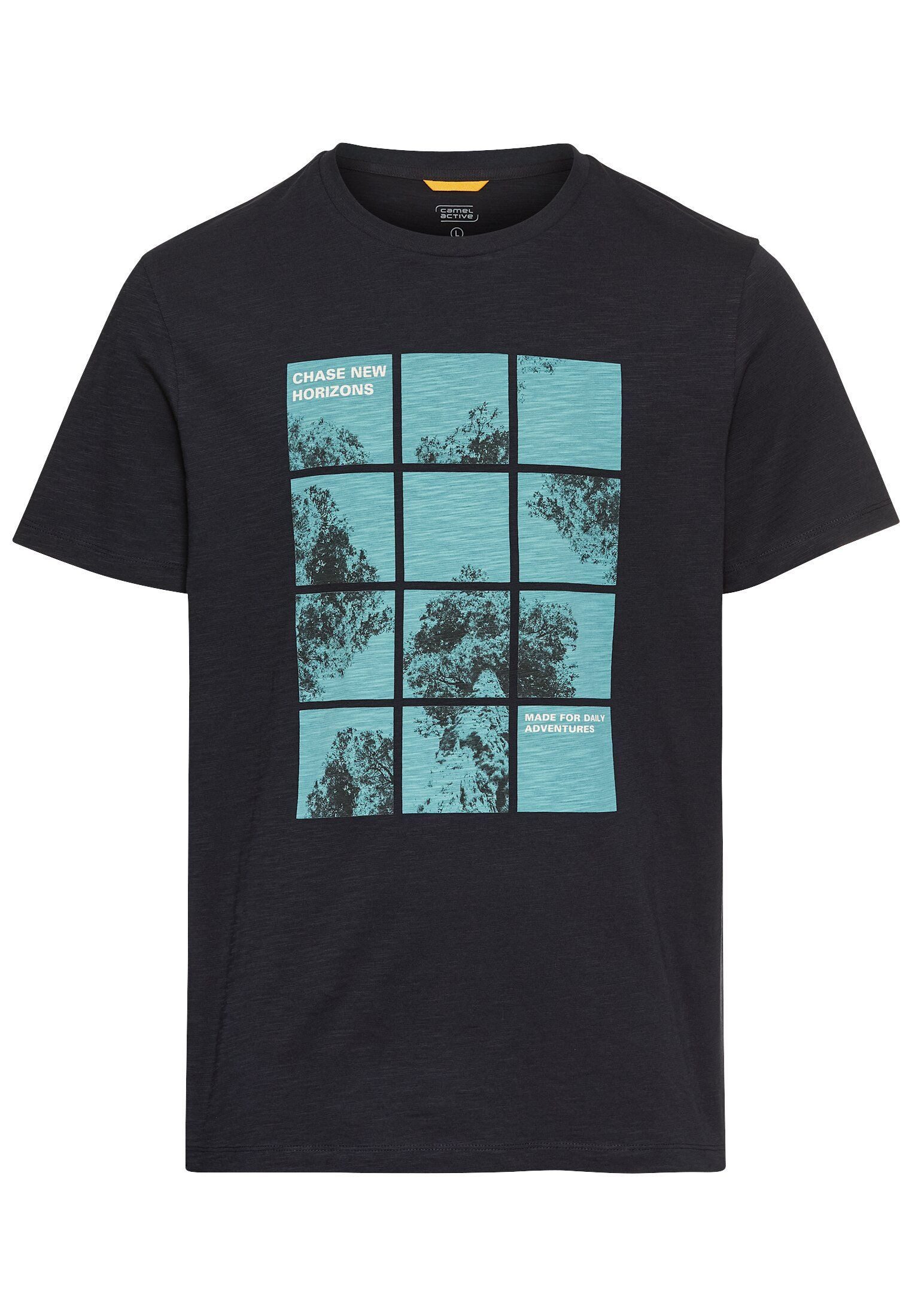 camel active T-Shirt, mit Front-Print günstig online kaufen