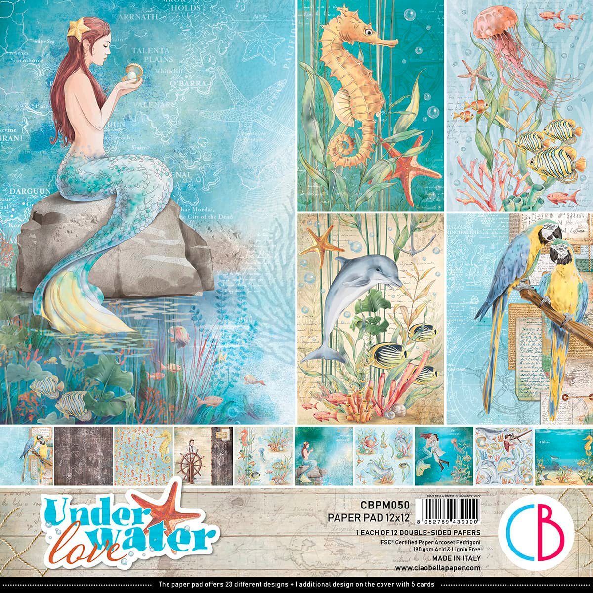 Motivpapier Underwater Love
