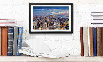 WandbilderXXL Bild mit Rahmen NY City, New York, Wandbild, in 4 Größen erhältlich