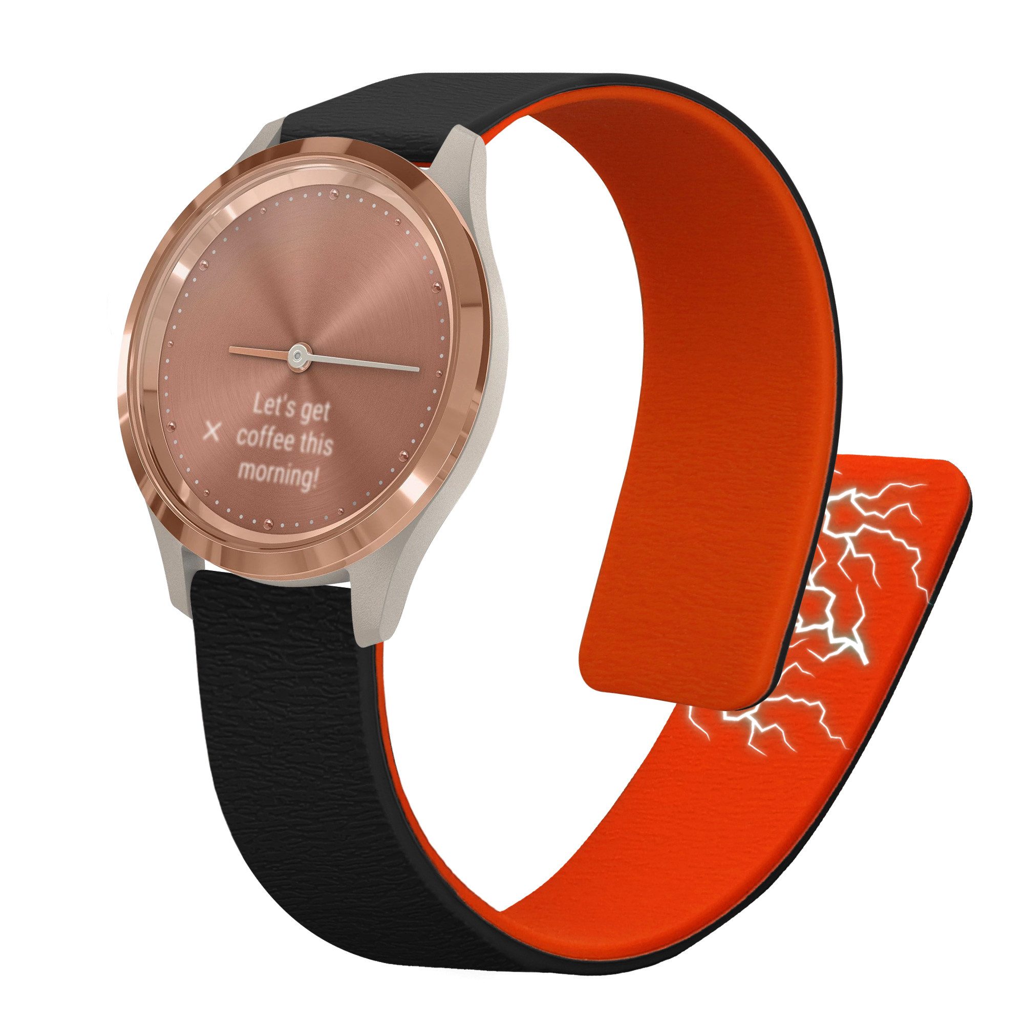 kwmobile Ersatzarmband für Garmin vivomove 3S / vivoactive 4S Armband Fitnessband, 1-tlg., Fitnesstracker Silikon Band mit Magnetverschluss