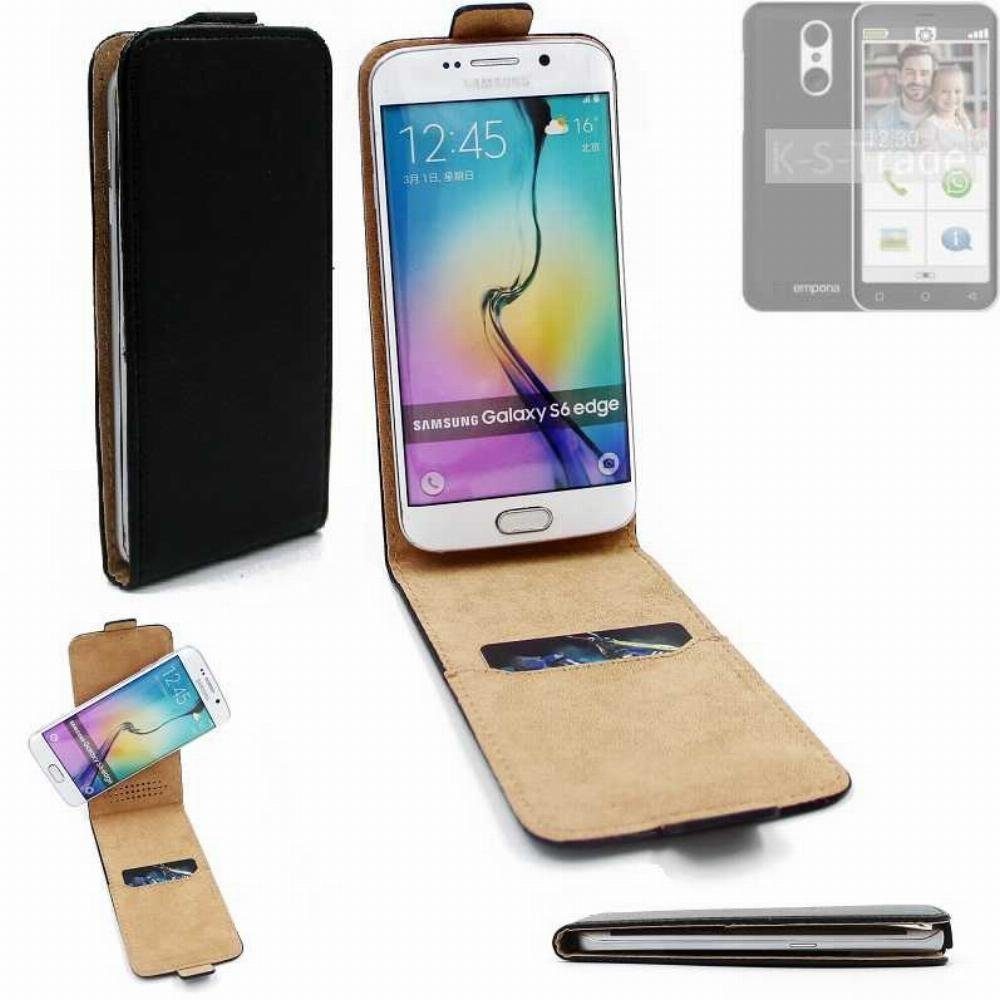 K-S-Trade Handyhülle für Emporia Smart.4, Schutzhülle Handyhülle Flipstyle 360° Smartphone Tasche