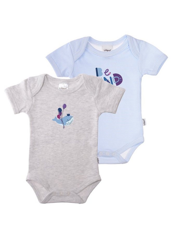 Liliput Body Be kind (2-tlg) mit praktischen Druckknöpfen, Mit niedlichen  Prints verziert als Geschenk super geeignet