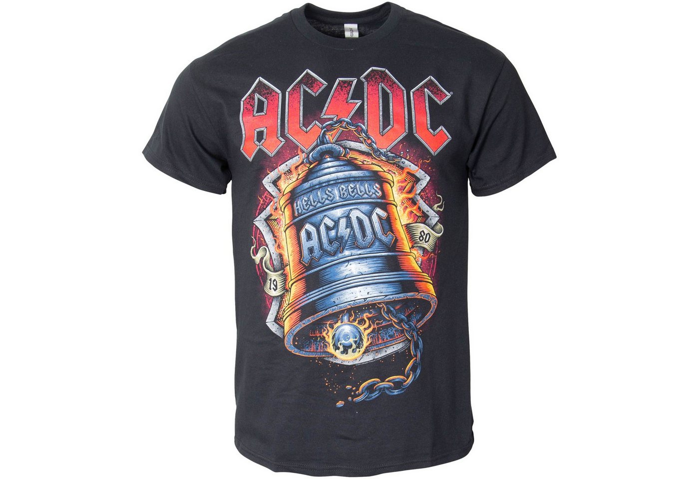 AC/DC T-Shirt Hells Bells Flames