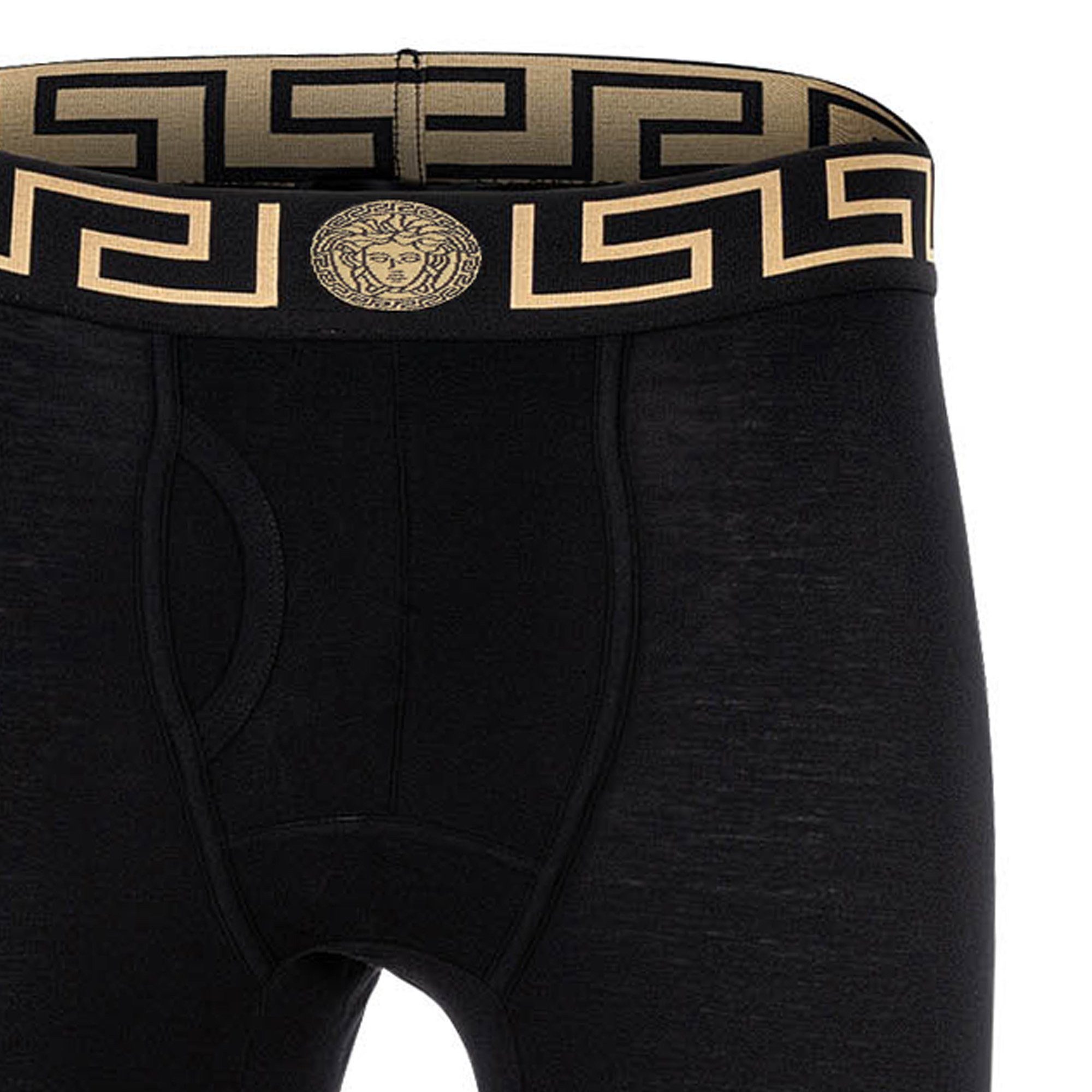 Versace Lange Unterhose Herren Lange Unterhose 1er Pack Baumwolle (Packung, 1er Pack)