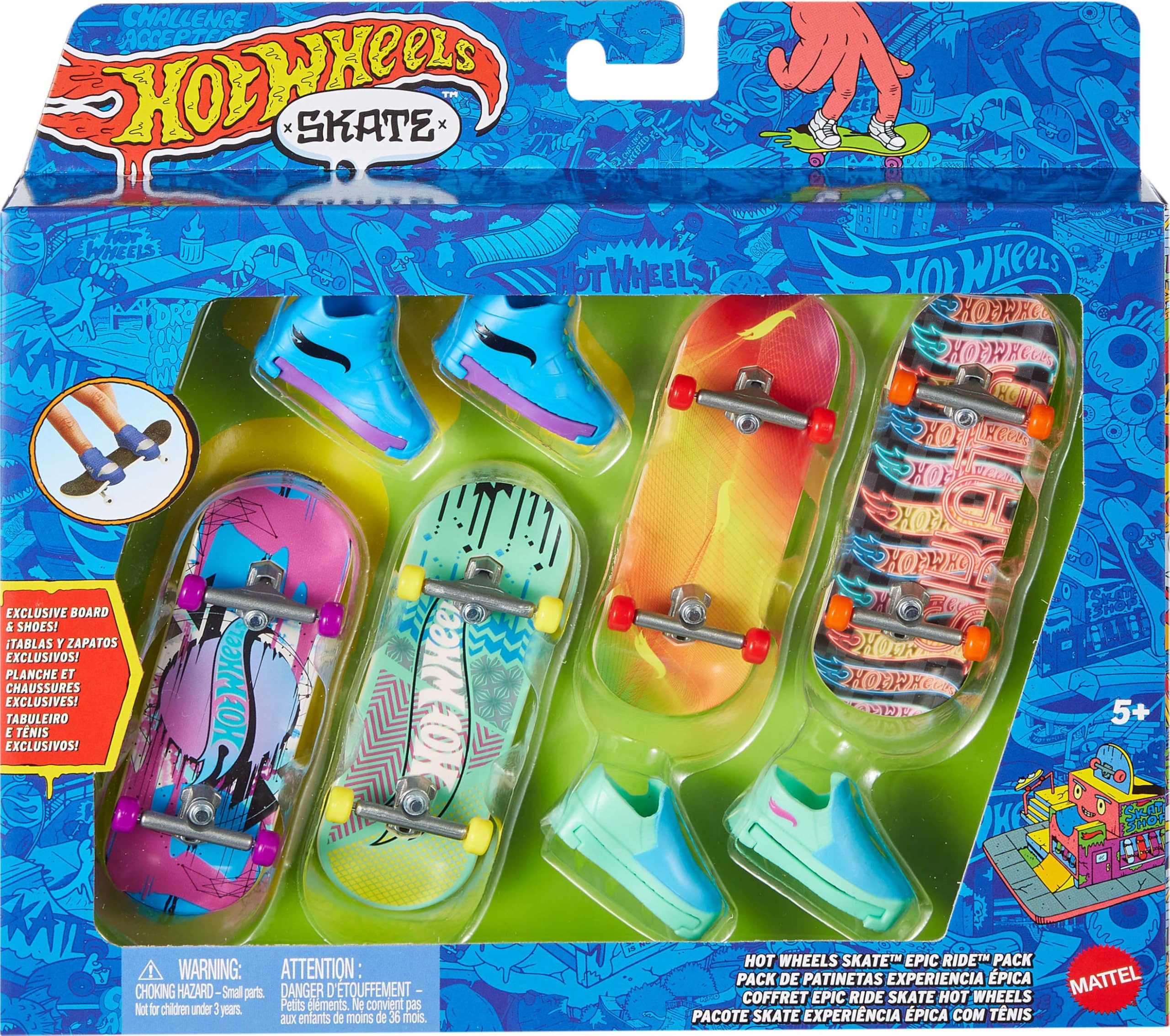 Hot Wheels Modellauto Skate Tony Hawk Fingerboard, Hot Wheels Spielset