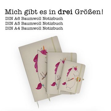 Mr. & Mrs. Panda Notizbuch Einhorn Künstler - Transparent - Geschenk, Tagebuch, Unicorn, Notizh