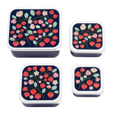 A Little Lovely Company Lunchbox Brotdose 4er Set Vesperdose Brotbox Pausenbrot