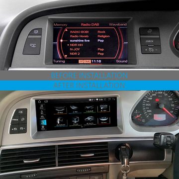 TAFFIO Für Audi A6 S6 RS6 MMI 3G RHD 8.8" Touchscreen Android USB CarPlay Einbau-Navigationsgerät