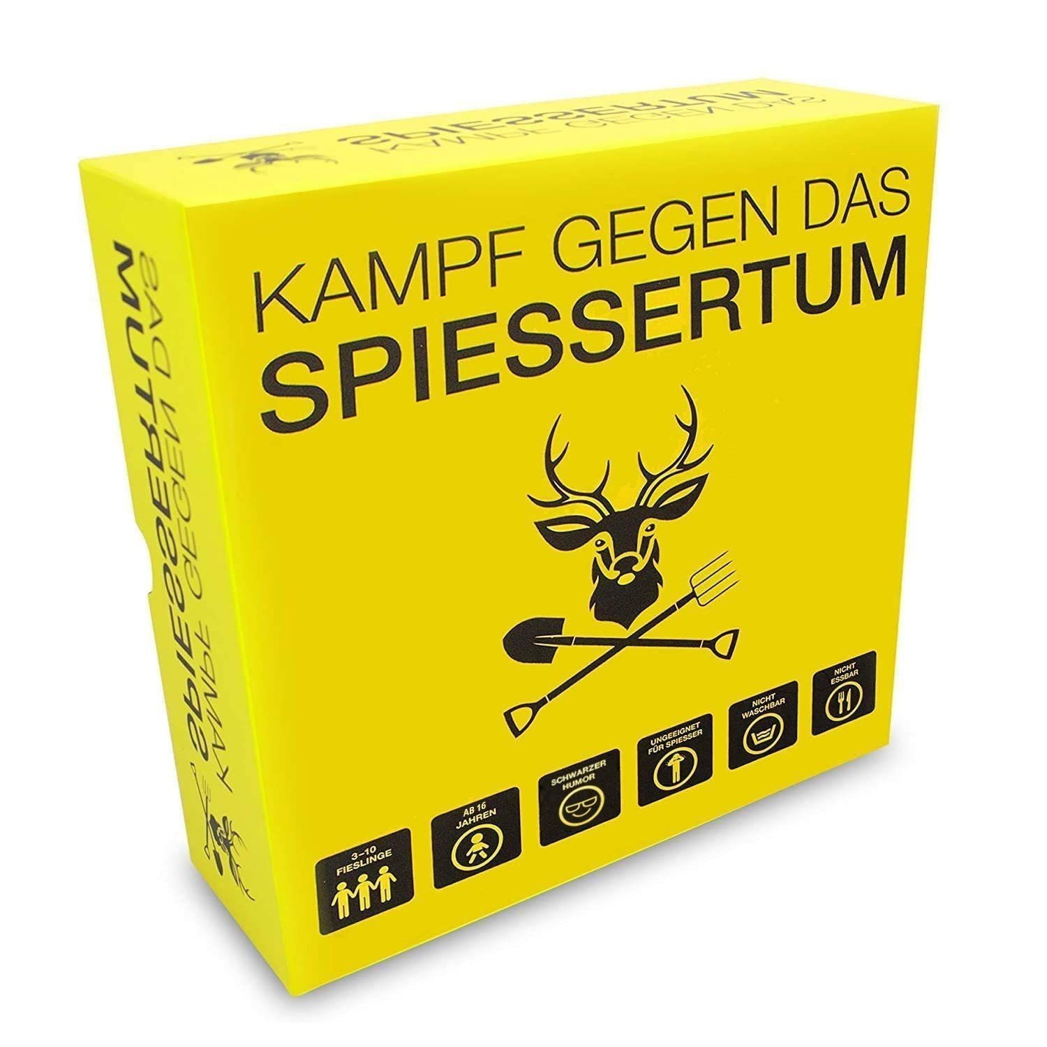 Kampfhummel Spiel, Kampf gegen das Spiessertum, Galgenhumor