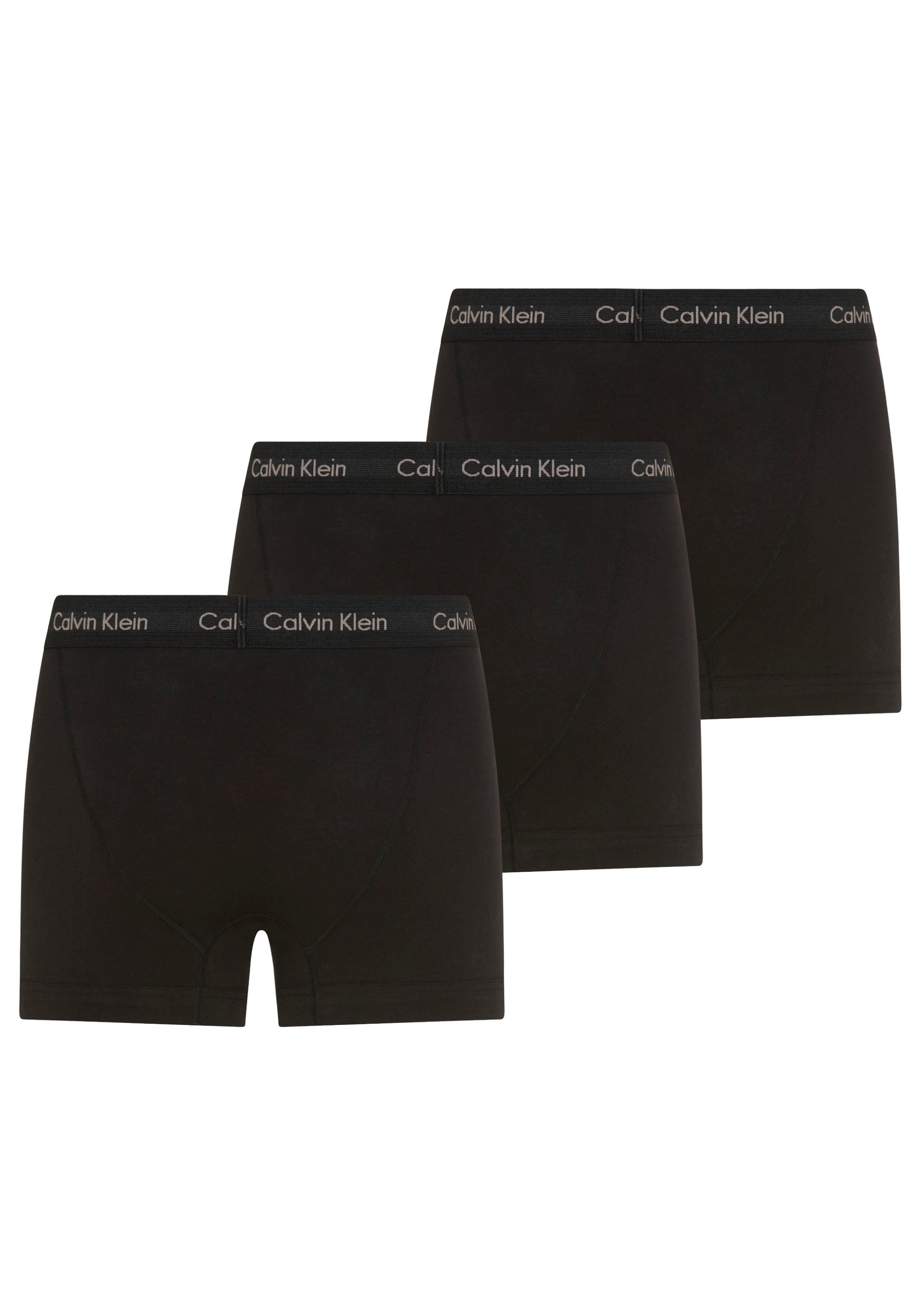 Calvin Klein Underwear Trunk TRUNK 3PK (Packung, 3-St) mit Calvin Klein Logo-Elastikbund (3 Stück)