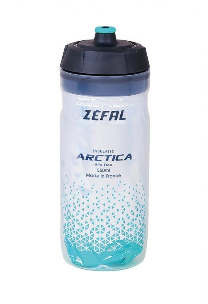Zefal Trinkflasche Zefal Trinkflasche Arctica 55 550ml silber caribbean green