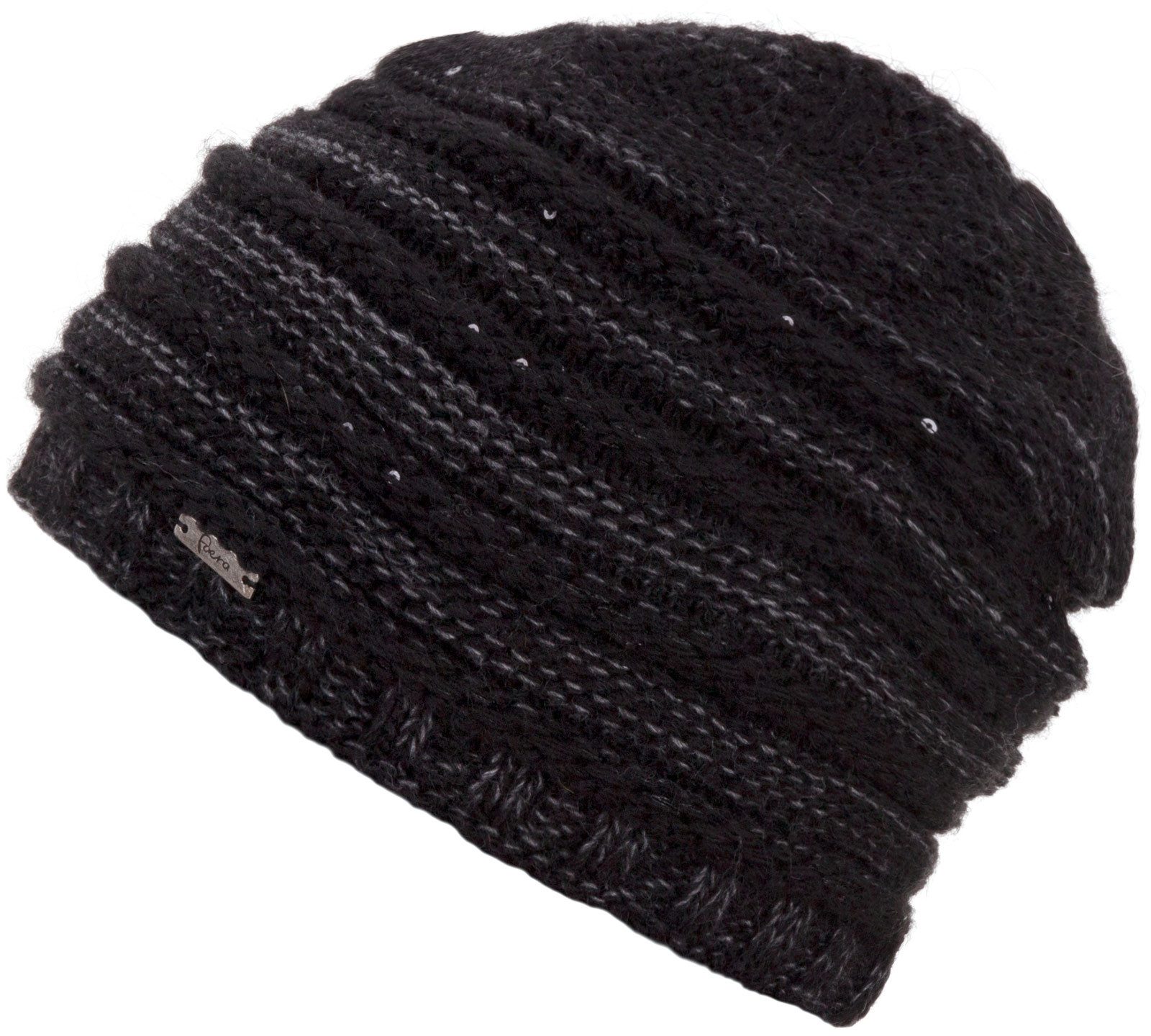 Faera Strickmütze Wintermütze Damen Mütze Beanie Haube gefüttert Strickmütze Damenmütze