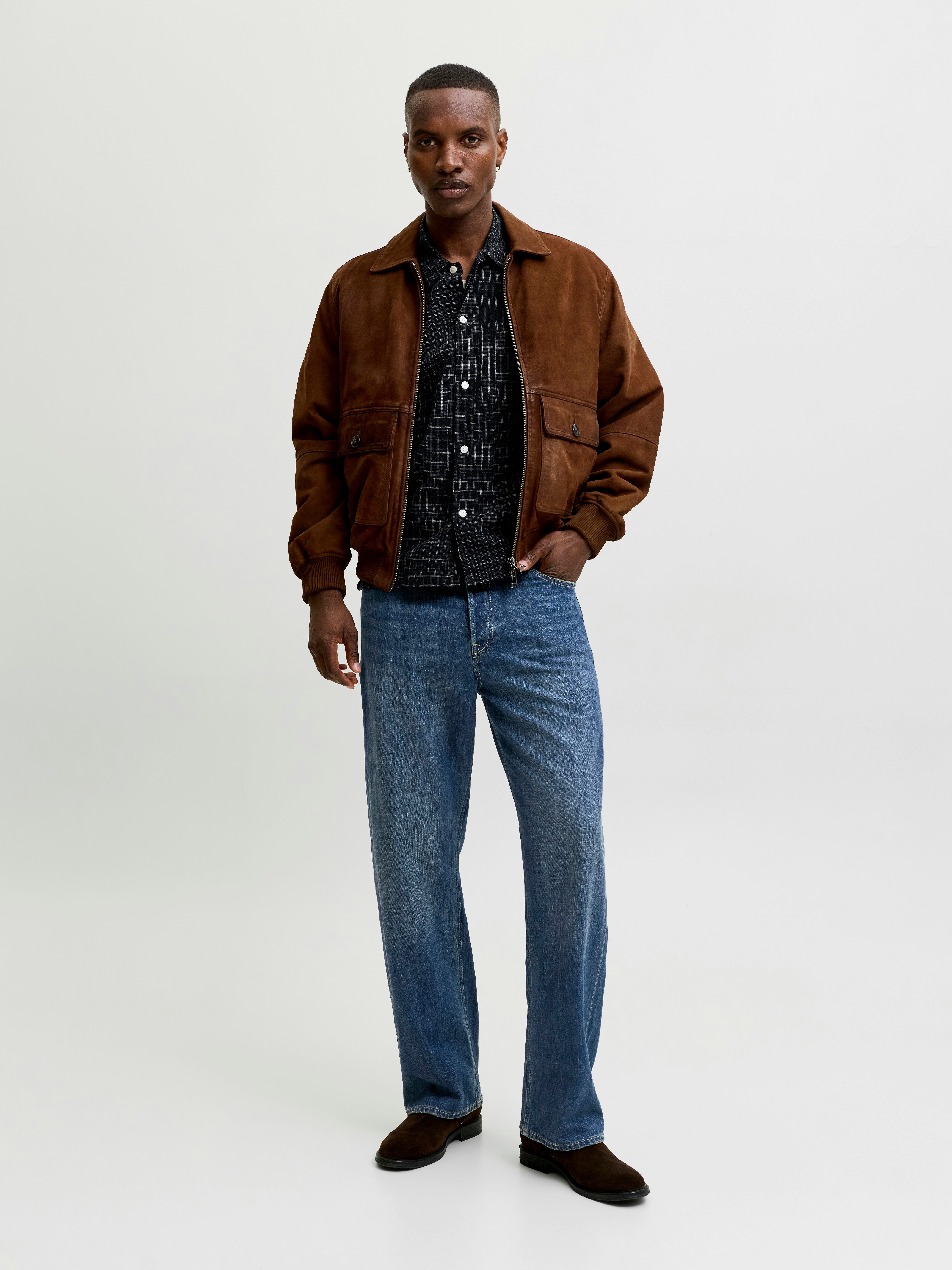 Jack & Jones Straight-Jeans JJITED JJCLASSIC AM 469 SN Baumwolle, straight fit – Bild 4 von 5
