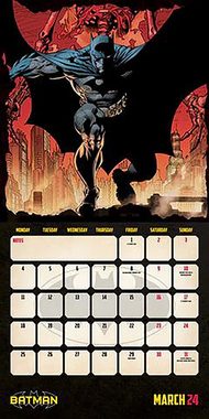 Danilo Wandkalender DC Batman Comics Kalender 2024 inkl. Miniposter