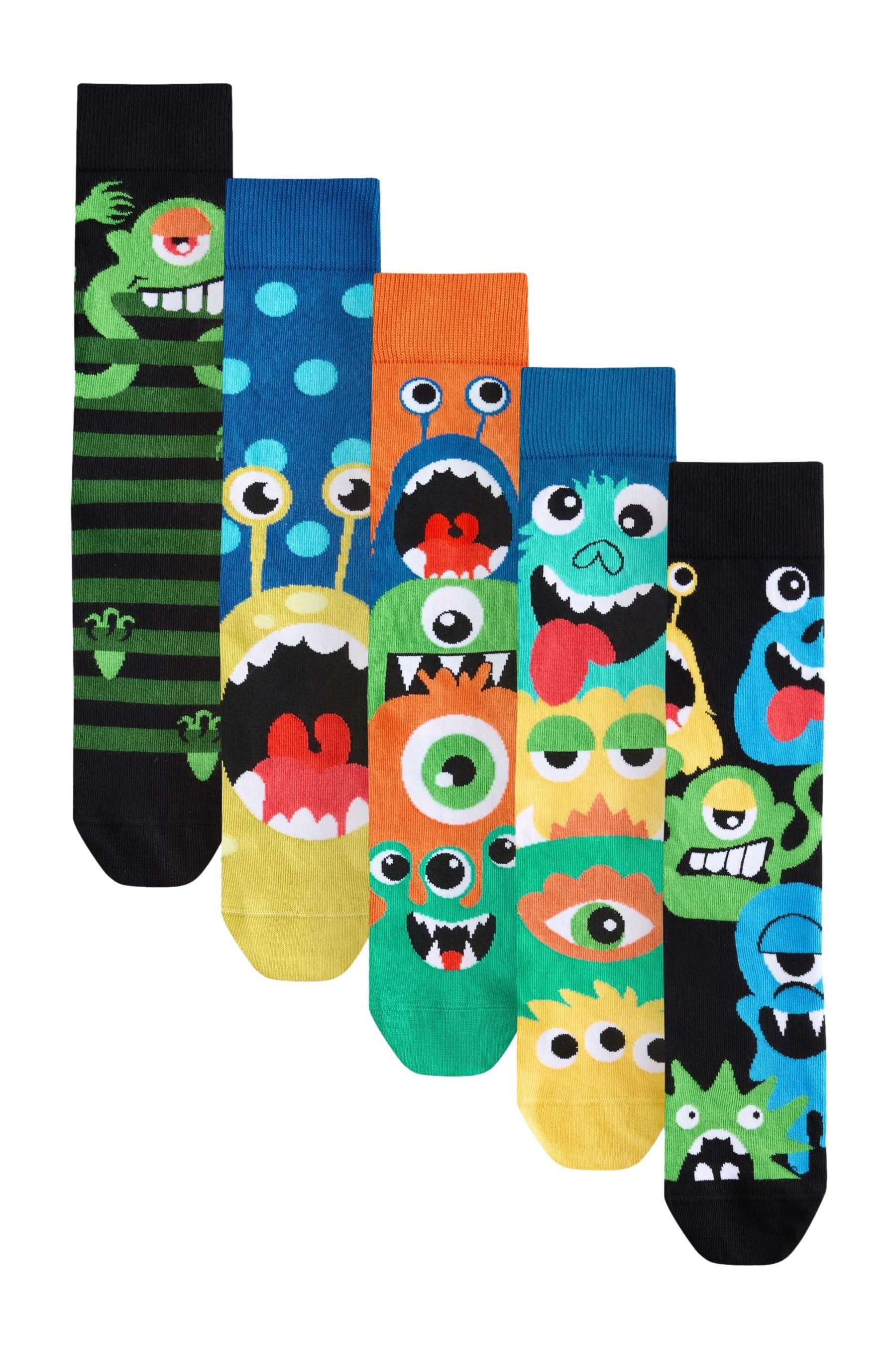 Kurzsocken Gemusterte Socken, 5er-Pack