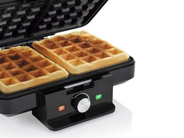 Tristar Waffeleisen, 1000 W, 2 dicke Belgische & Brüsseler Waffeln gleichzeitig Doppel Wafflemaker