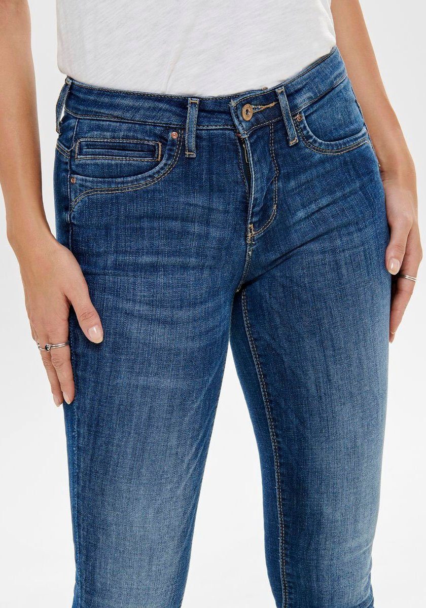 ONLY Skinny-fit-Jeans ONLKENDELL Saum am mit Zipper LIFE