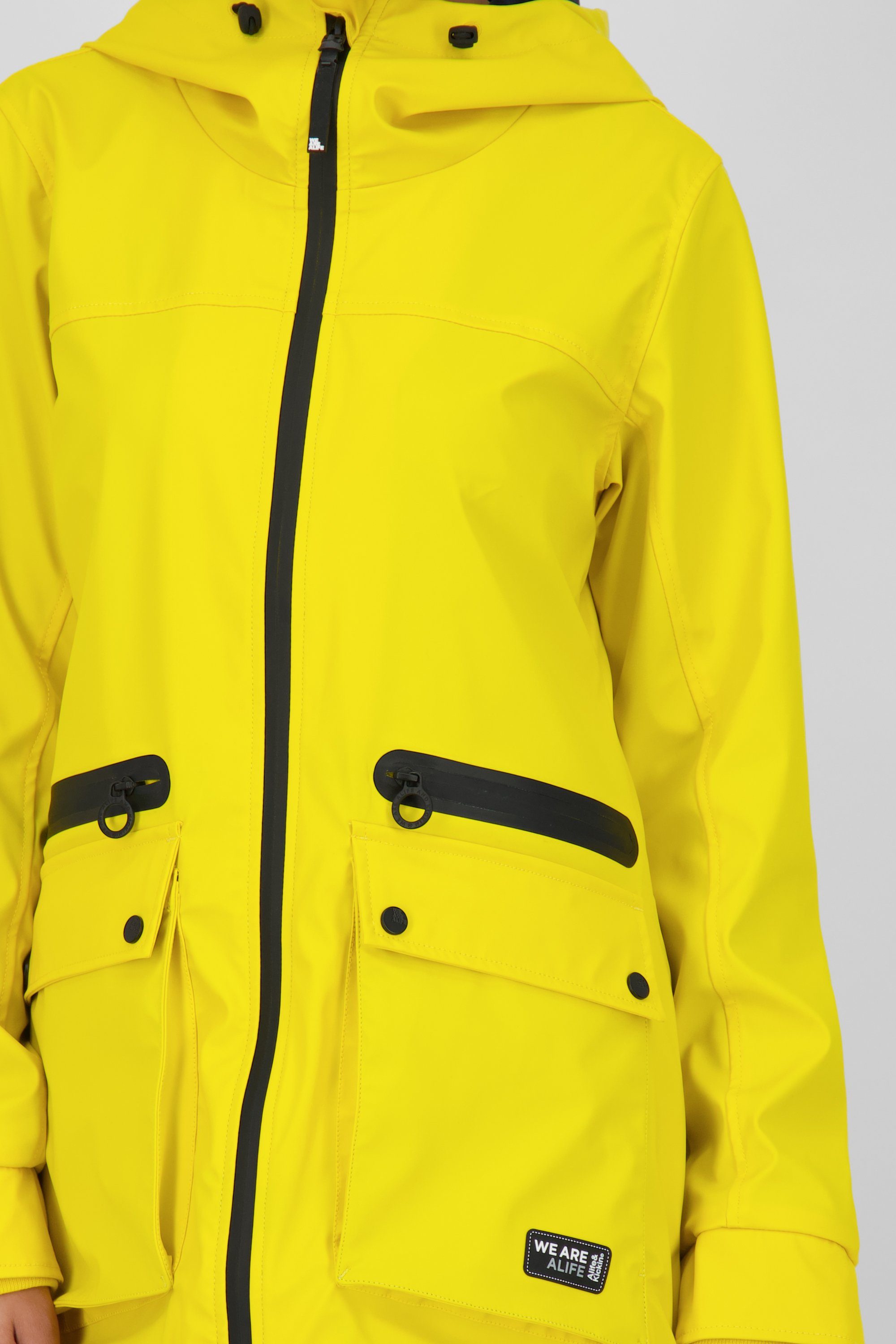 Alife & Kickin Damen AudreyAK citron Raincoat Sommerjacke leichte Jacke, Übergangsjacke