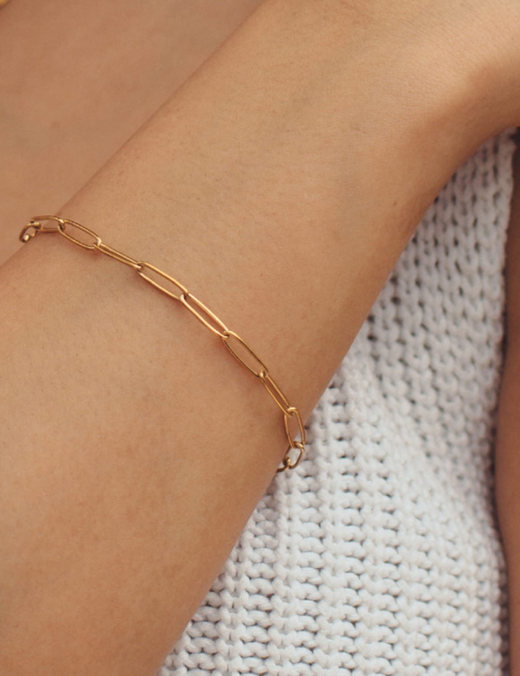 GOOD.designs Gliederarmband (1-tlg), mit Karabinerverschluss