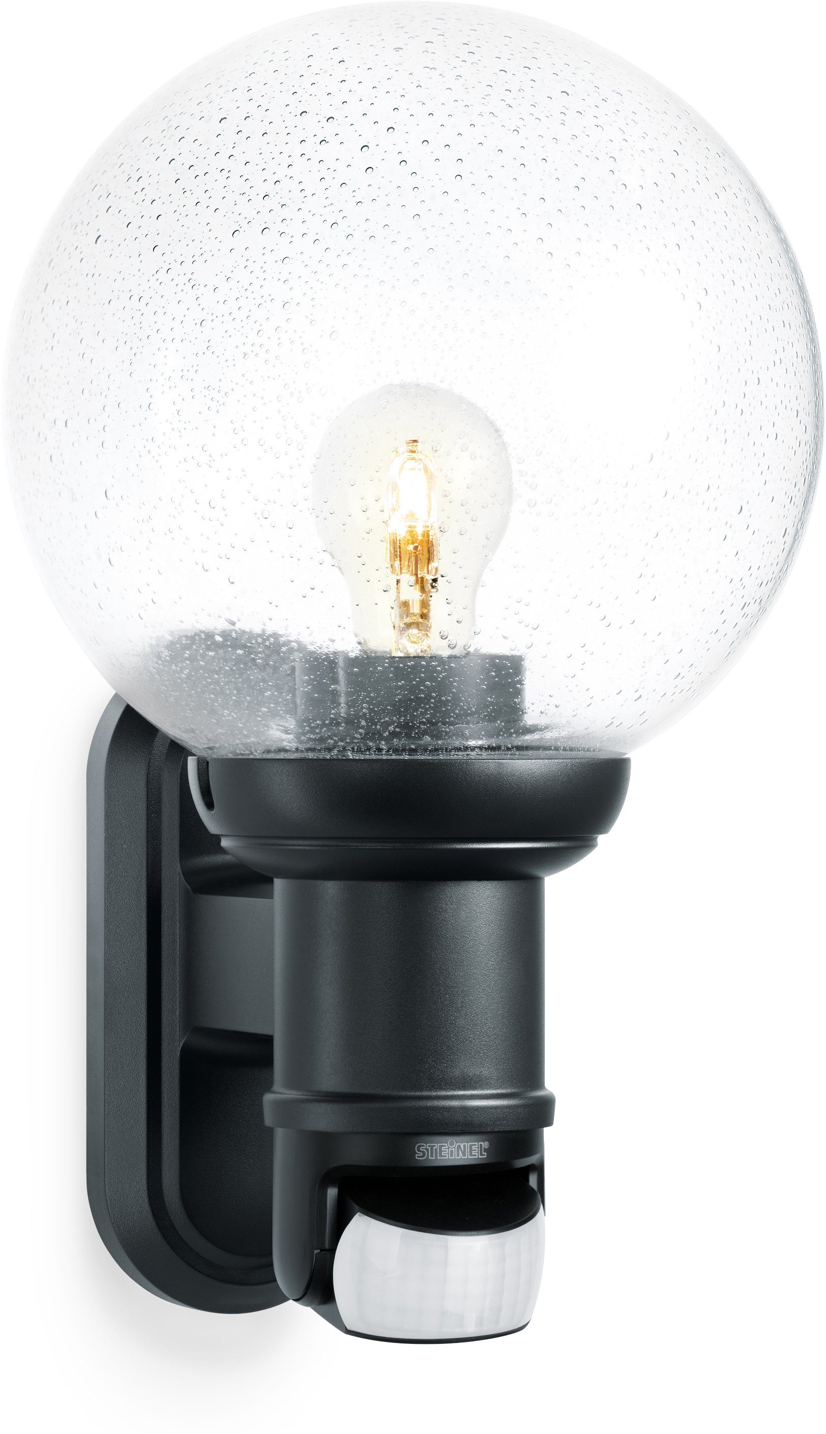 steinel Außen-Wandleuchte L 560, Bewegungsmelder, Leuchtdauer einstellbar, Tageslichtsensor, Leuchtmittel wechselbar
