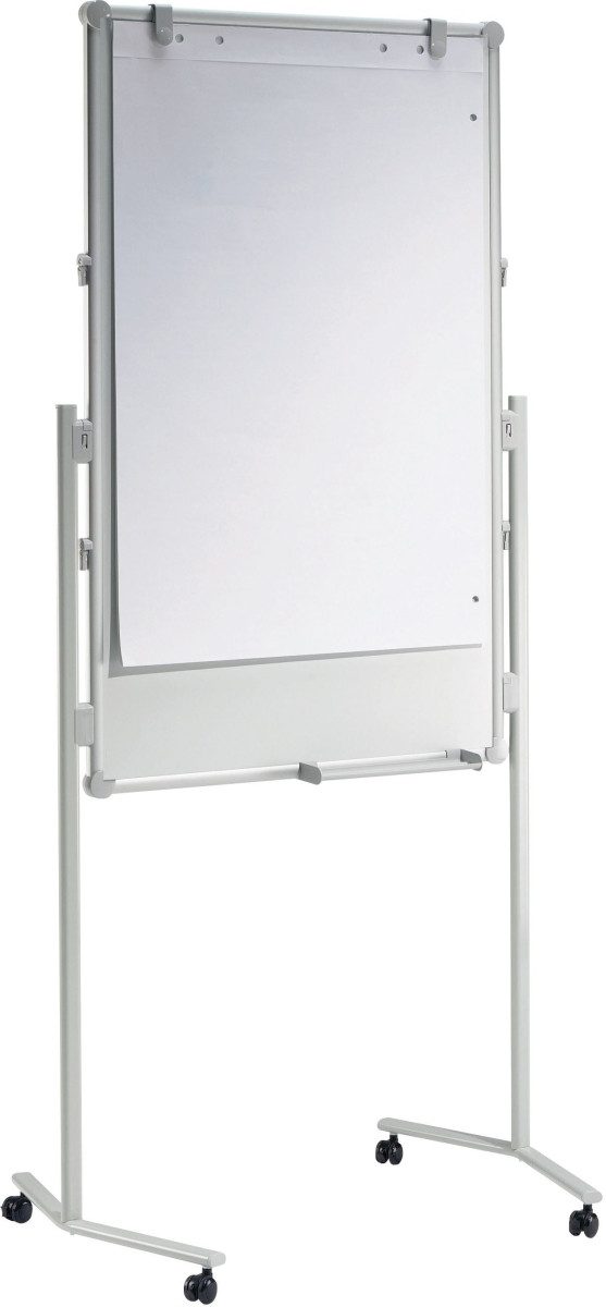 Standtafel Moderationstafel professionell 120x75 cm Textil/Whiteboard