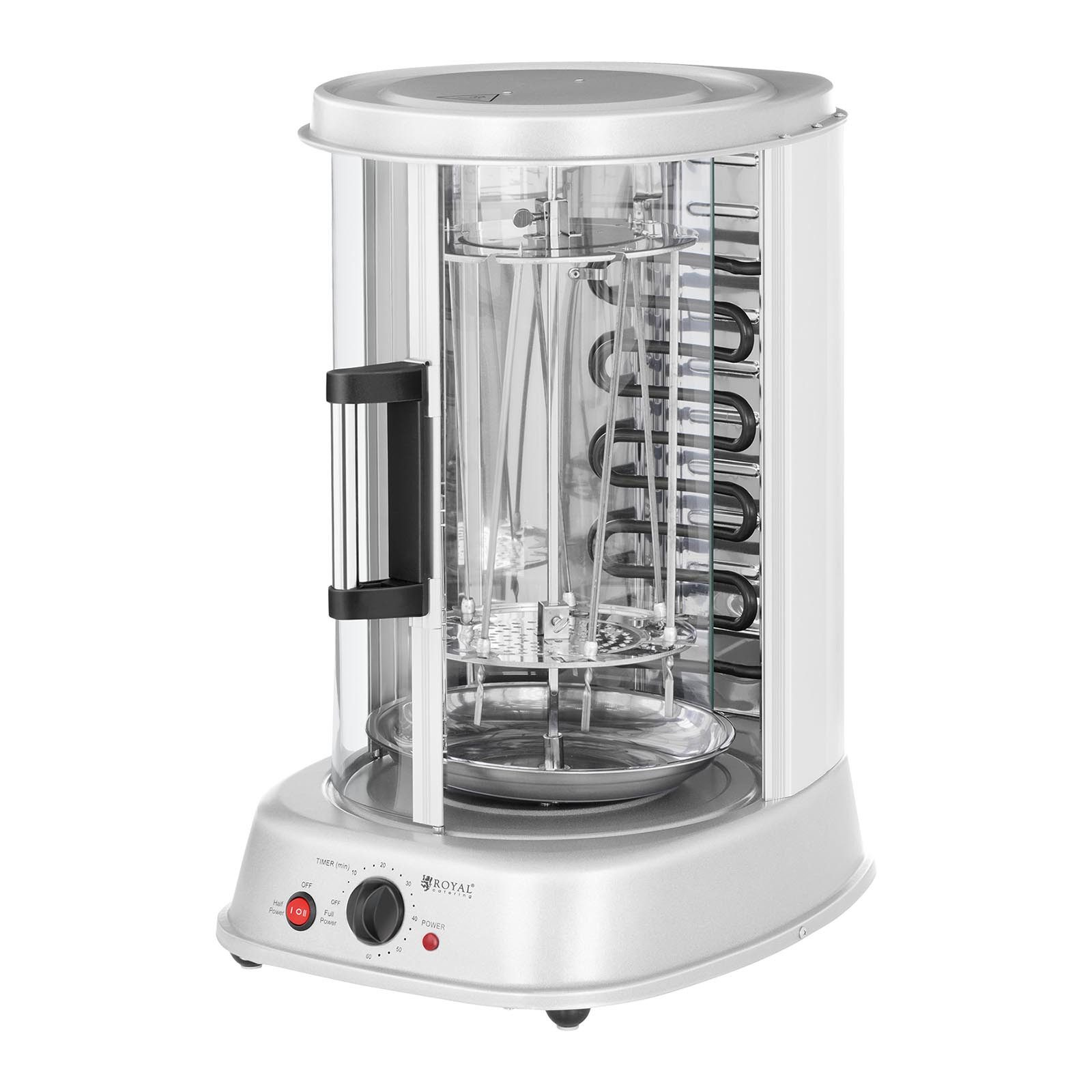 Royal Catering Dönergrill Vertikalgrill Kebabgrill 3 In 1 Kombi 1.800 W Döner Grill Vertikal, 1800 W