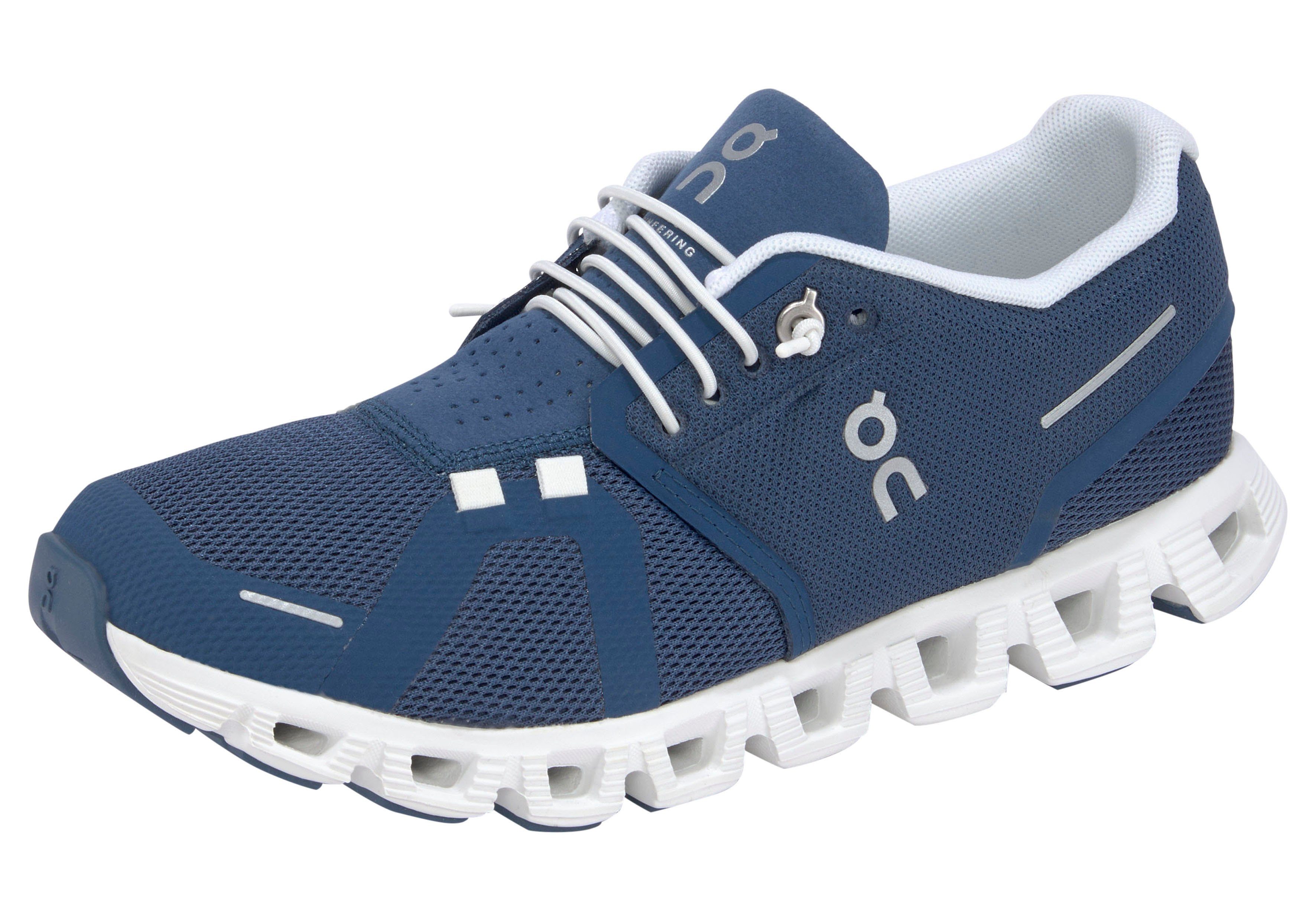 ON RUNNING Cloud 5 Laufschuh White - 98901 Denim