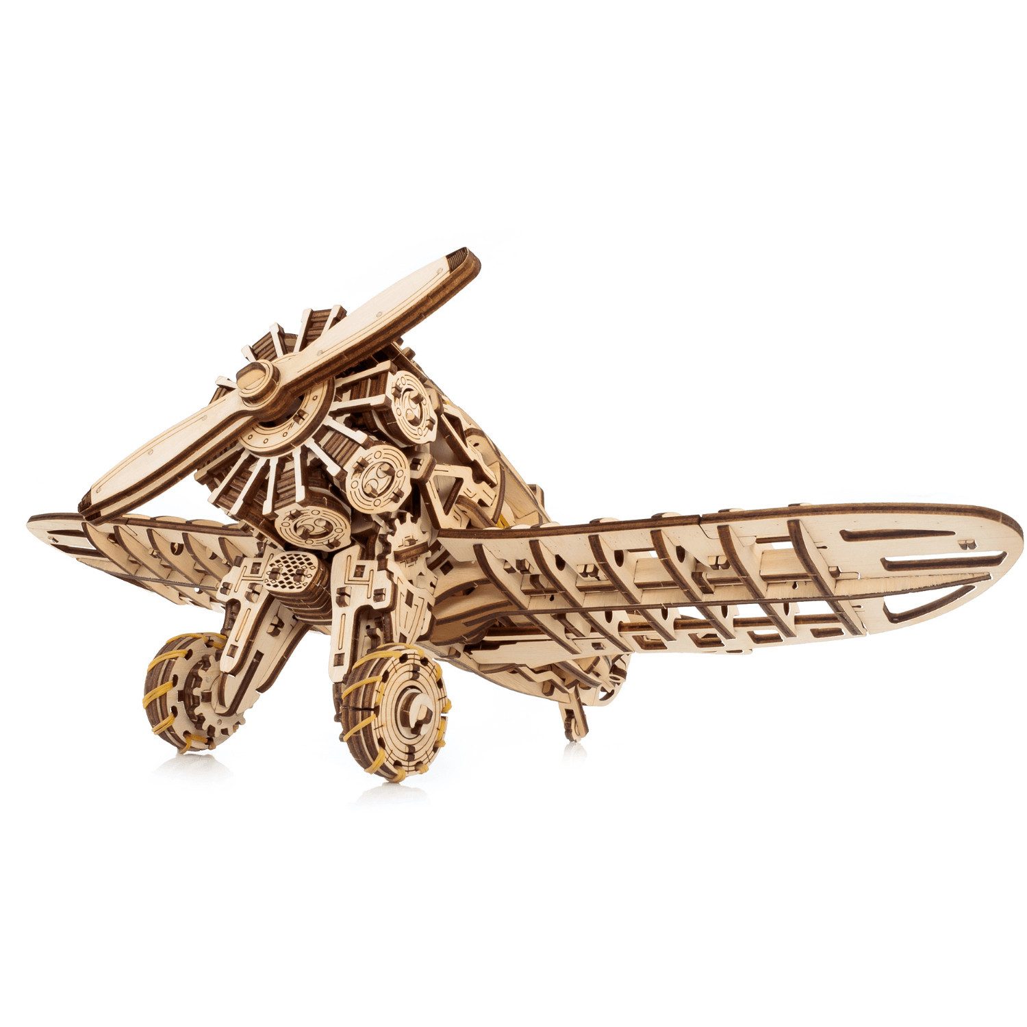 Eco Wood Art Modellbausatz Eco-Wood-Art Mechanisches Flugzeug Mechanisches günstig online kaufen