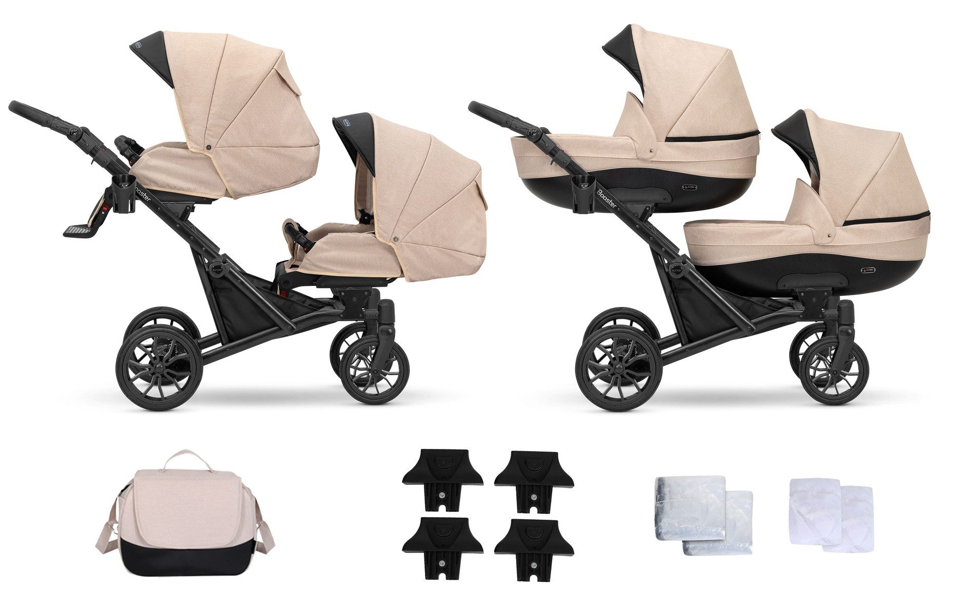 KUNERT BOOSTER 2in1 Zwillingskinderwagen - Bild 3
