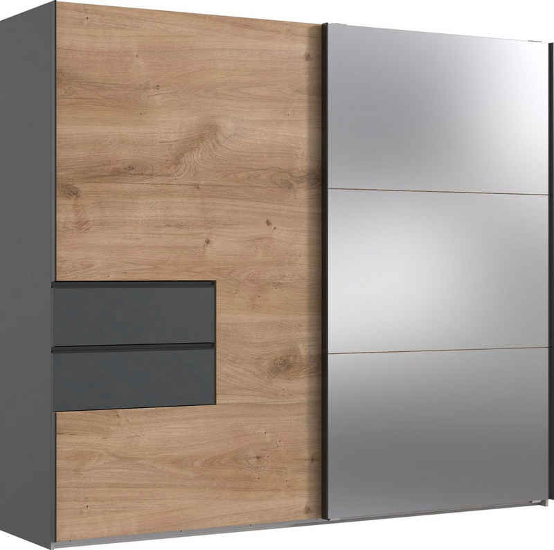 Wimex Schwebetürenschrank Palermo by fresh to go integrierte Schubladen in der Front mit Soft-close-Funktion